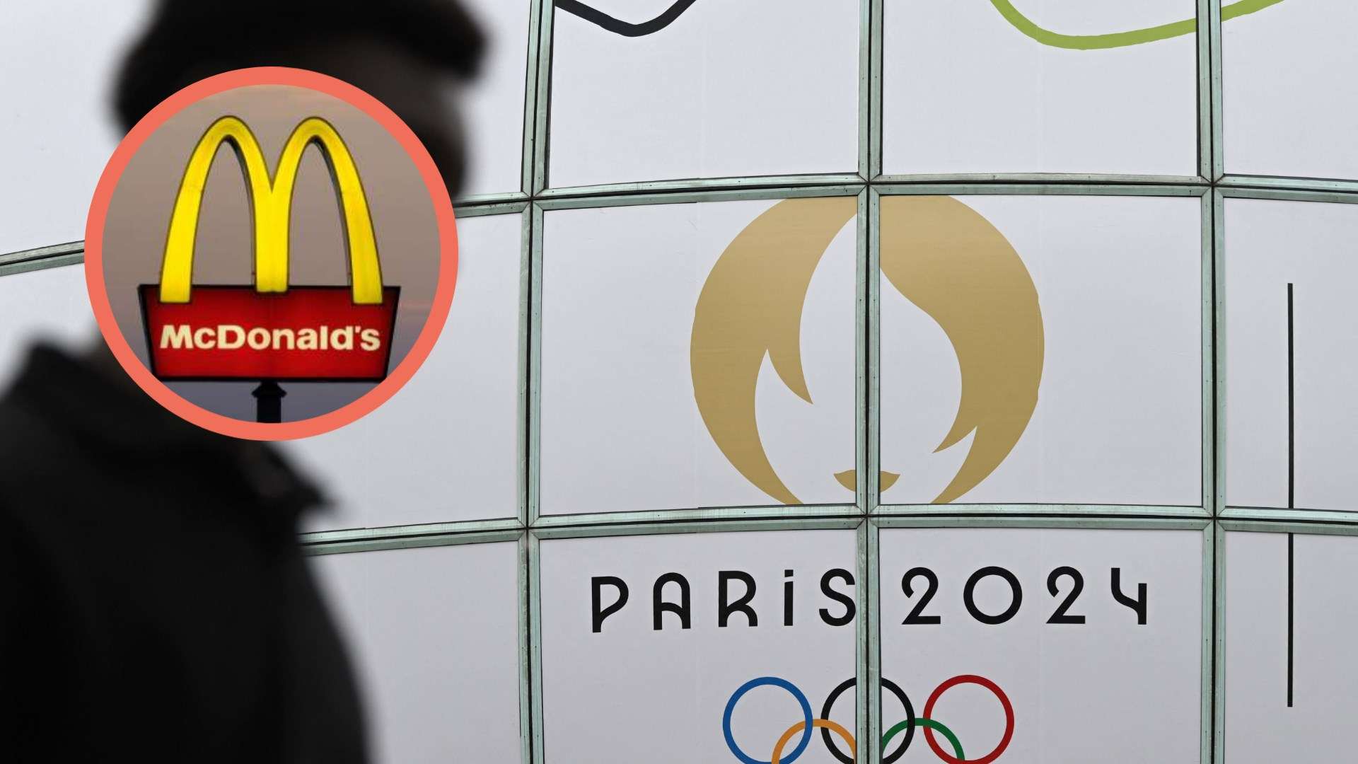 Olympic Games Paris 2024 logo McDonald's