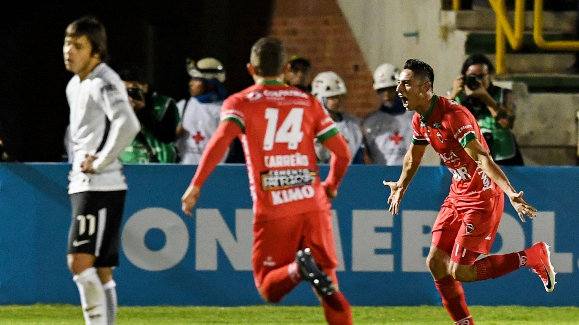 Mauricio Gomez Angel Romero Patriotas Boyaca Corinthians Copa Sudamericana 28062017