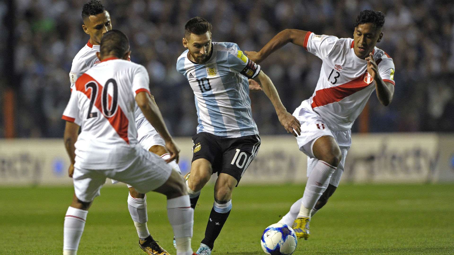 Lionel Messi Argentina Peru Eliminatorias Sudamericanas 05102017