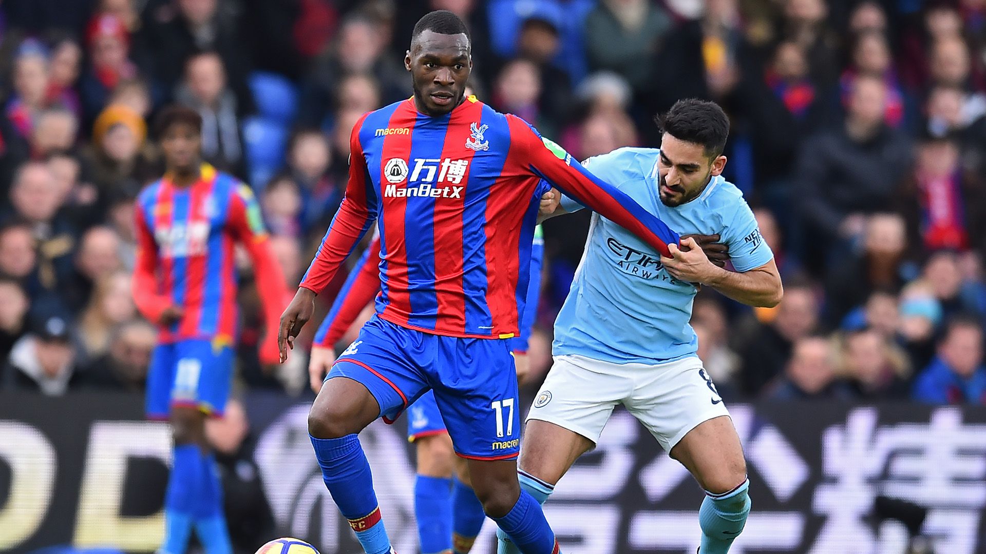 Christian Benteke Ilkay Gundogan Crystal Palace Manchester City
