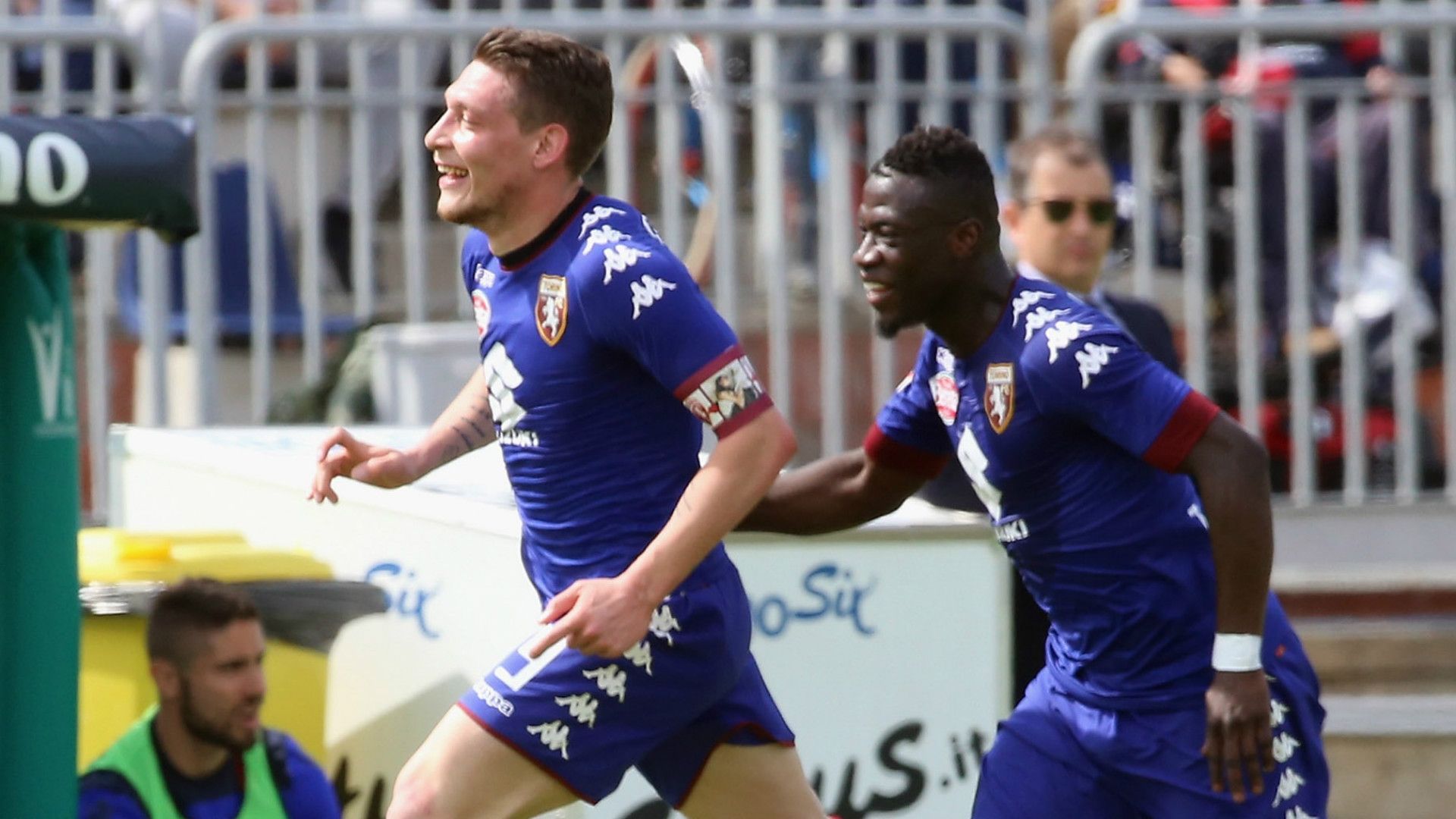 Andrea Belotti, Afriyie Acquah, Cagliari, Torino, Serie A, 04092017