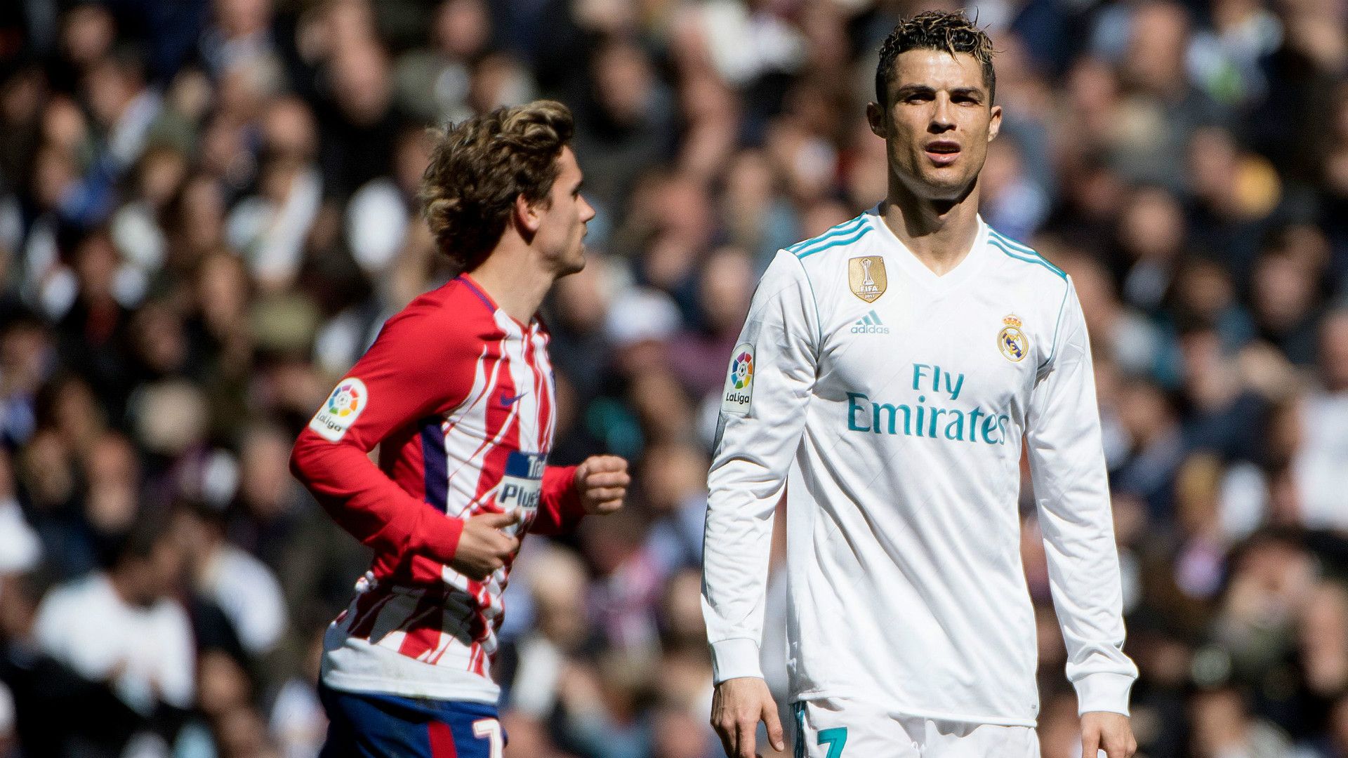 Antoine Griezmann Cristiano Ronaldo Real Madrid Atletico LaLiga