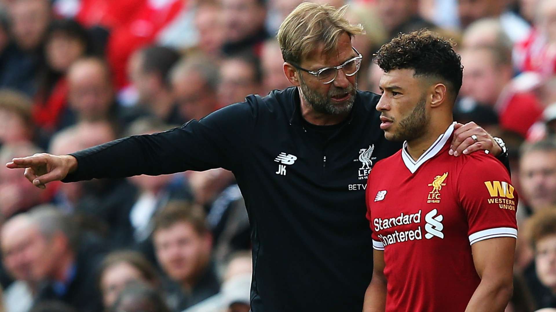 Jurgen Klopp Alex Oxlade-Chamberlain