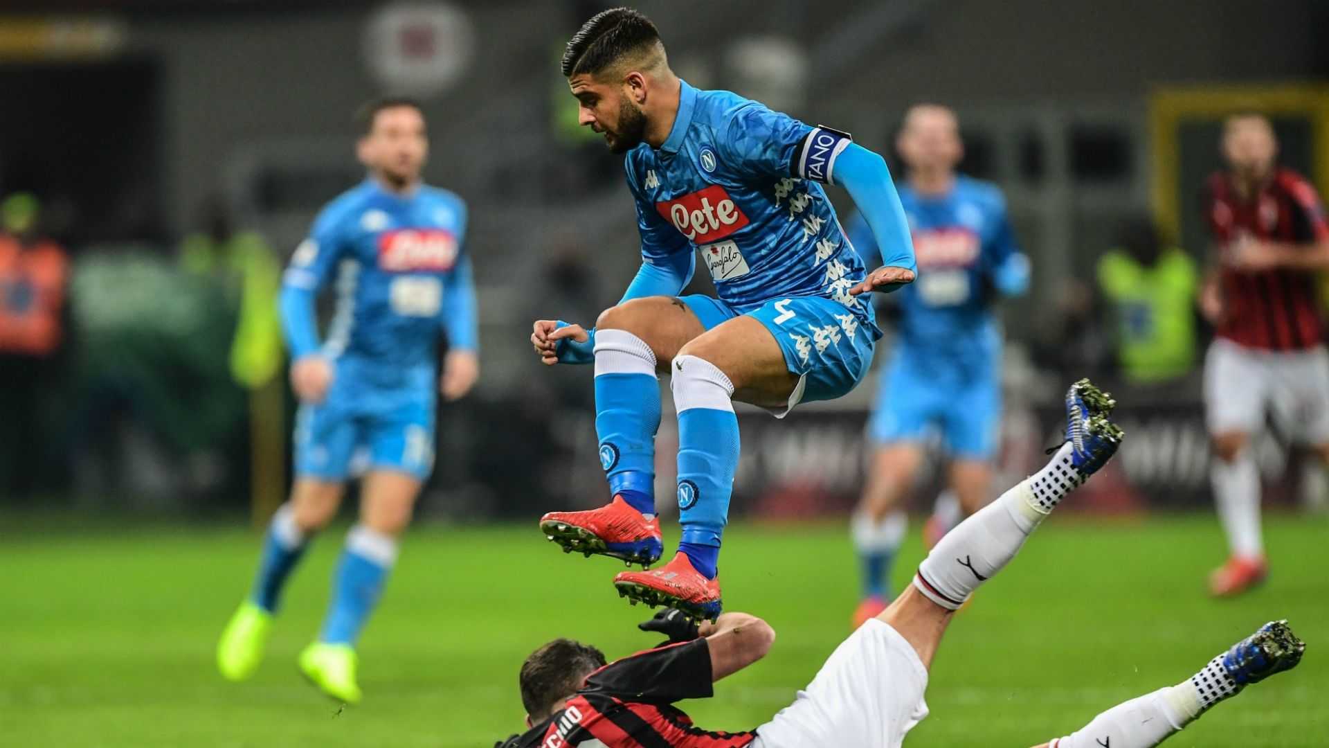 Mateo Musacchio Lorenzo Insigne Milan Napoli Serie A