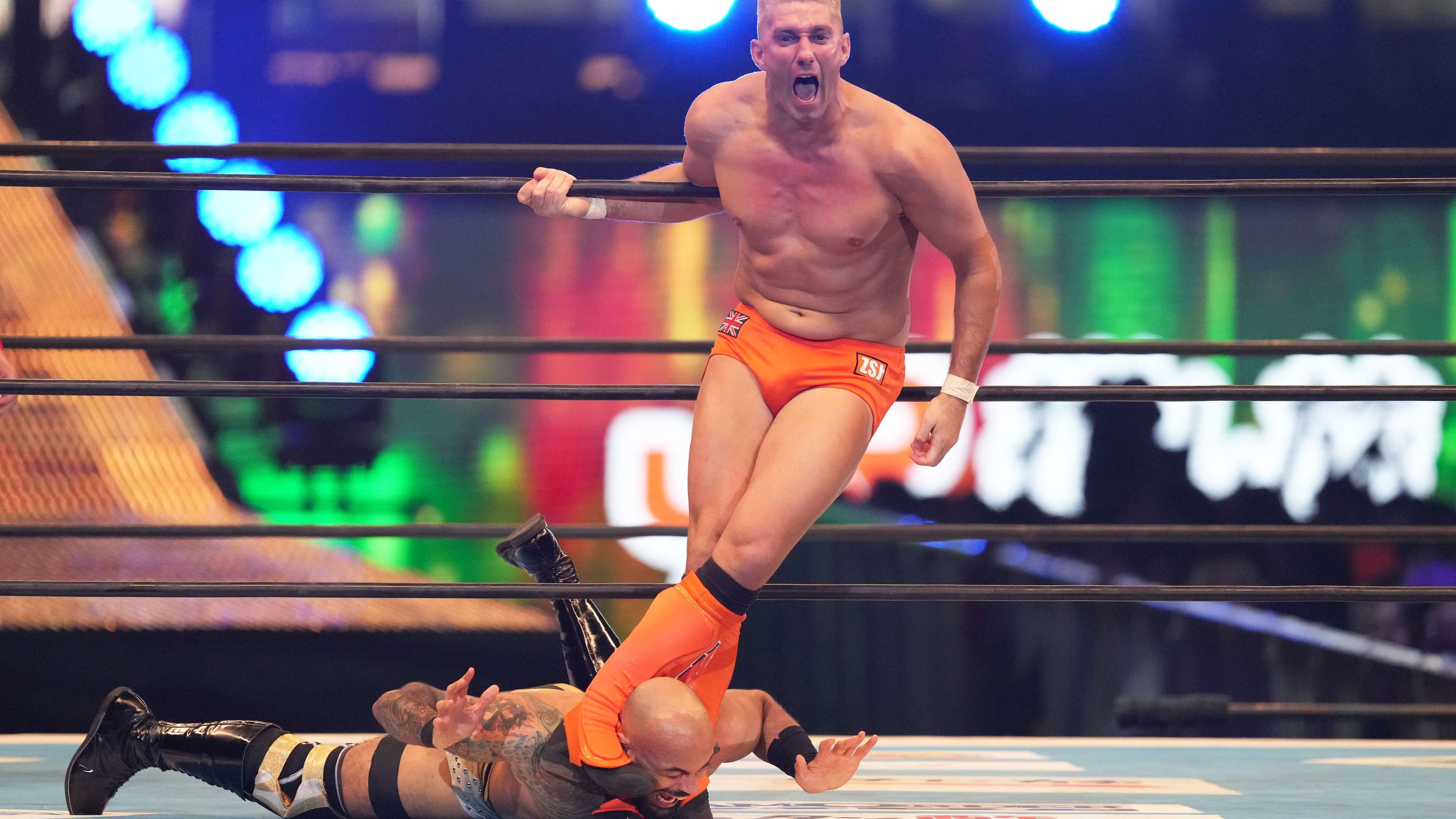 NJPW Zach Saber vs AEW Ricochet