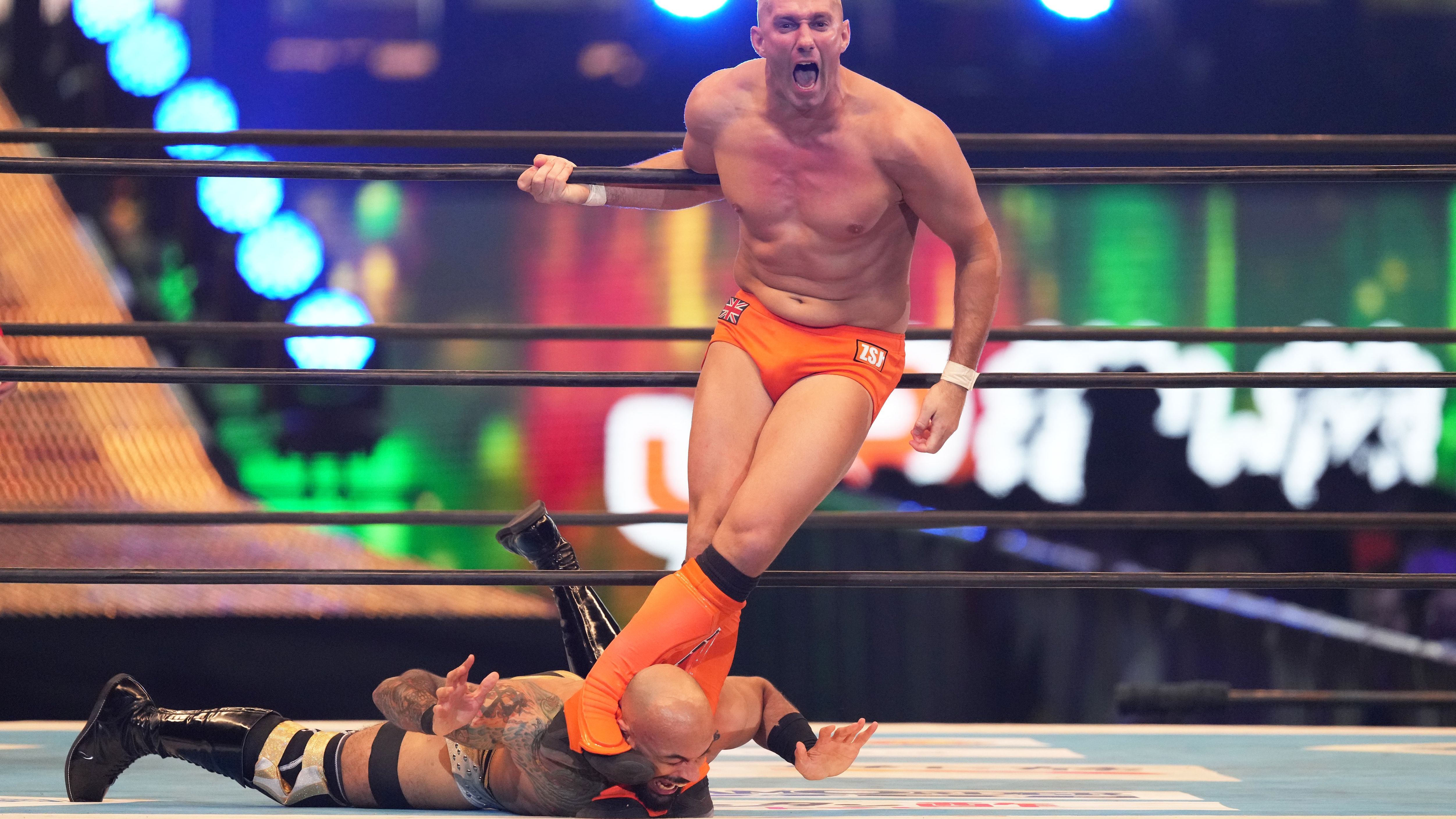 NJPW Zach Saber vs AEW Ricochet