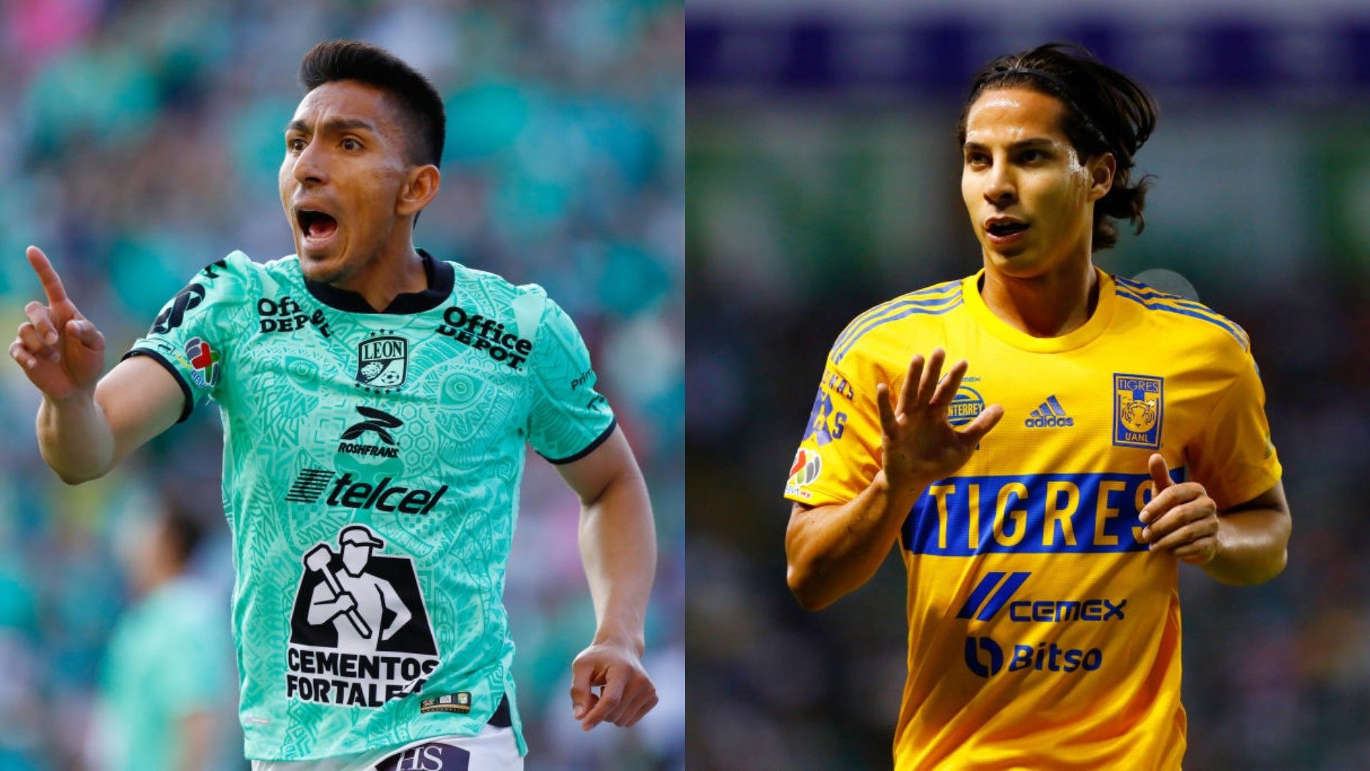 Ángel Mena Diego Lainez León Tigres