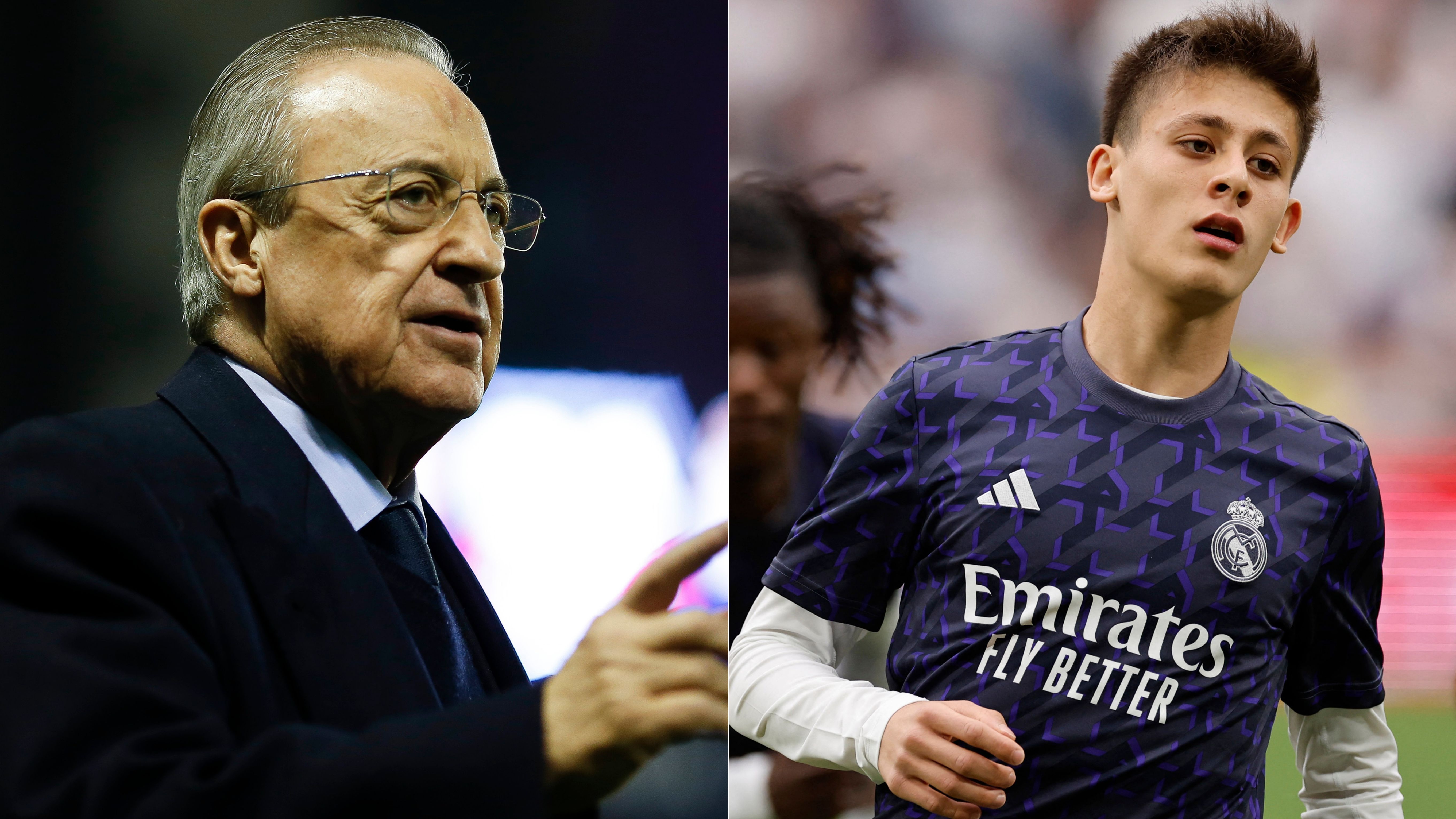 Florentino Perez Arda Guler Real Madrid