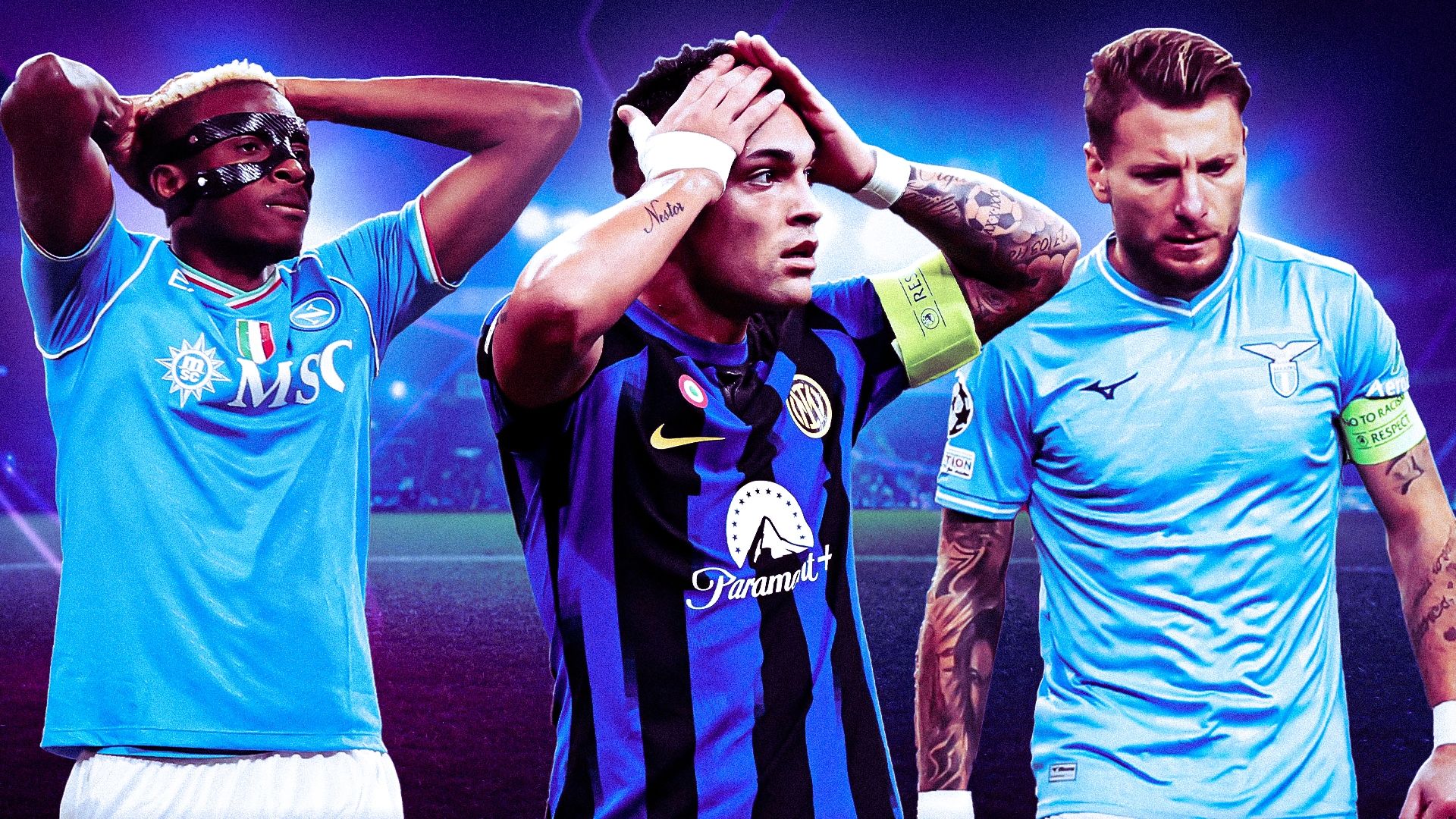 Inter Napoli Lazio eliminate Champions