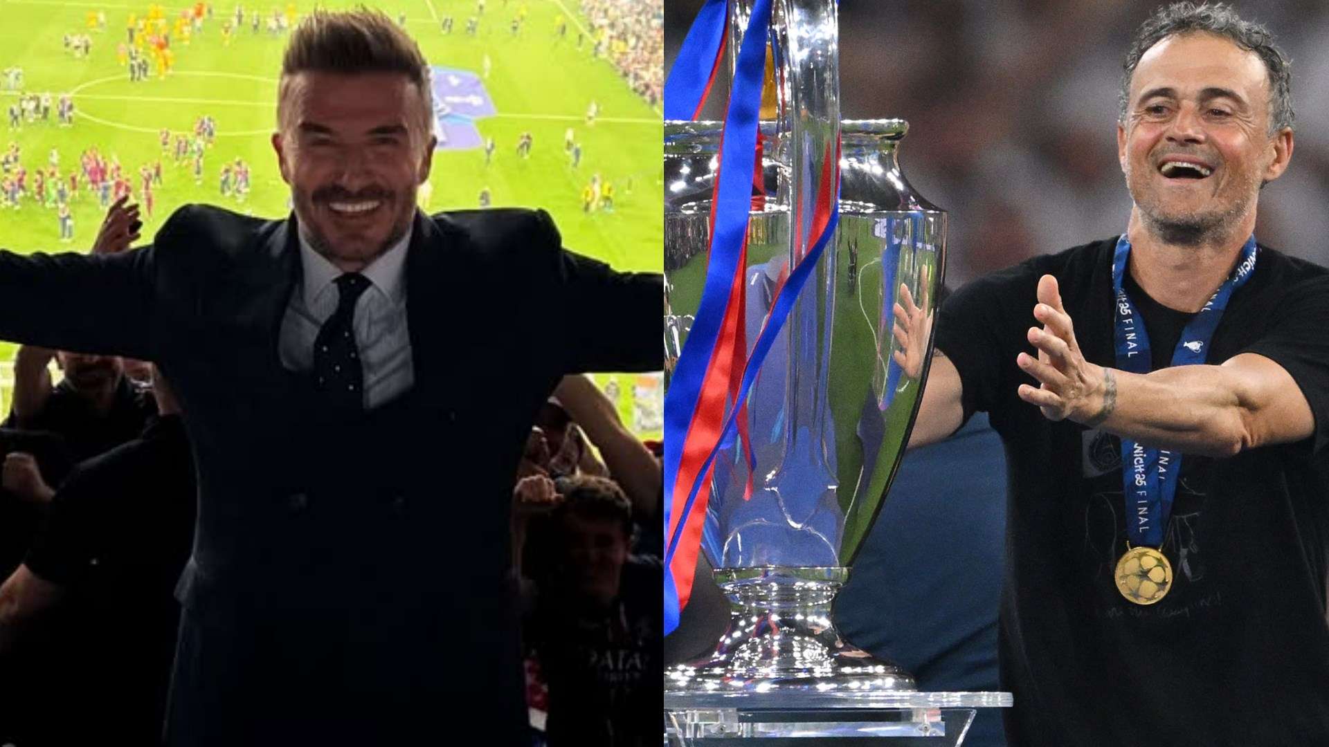 David Beckham Luis Enrique