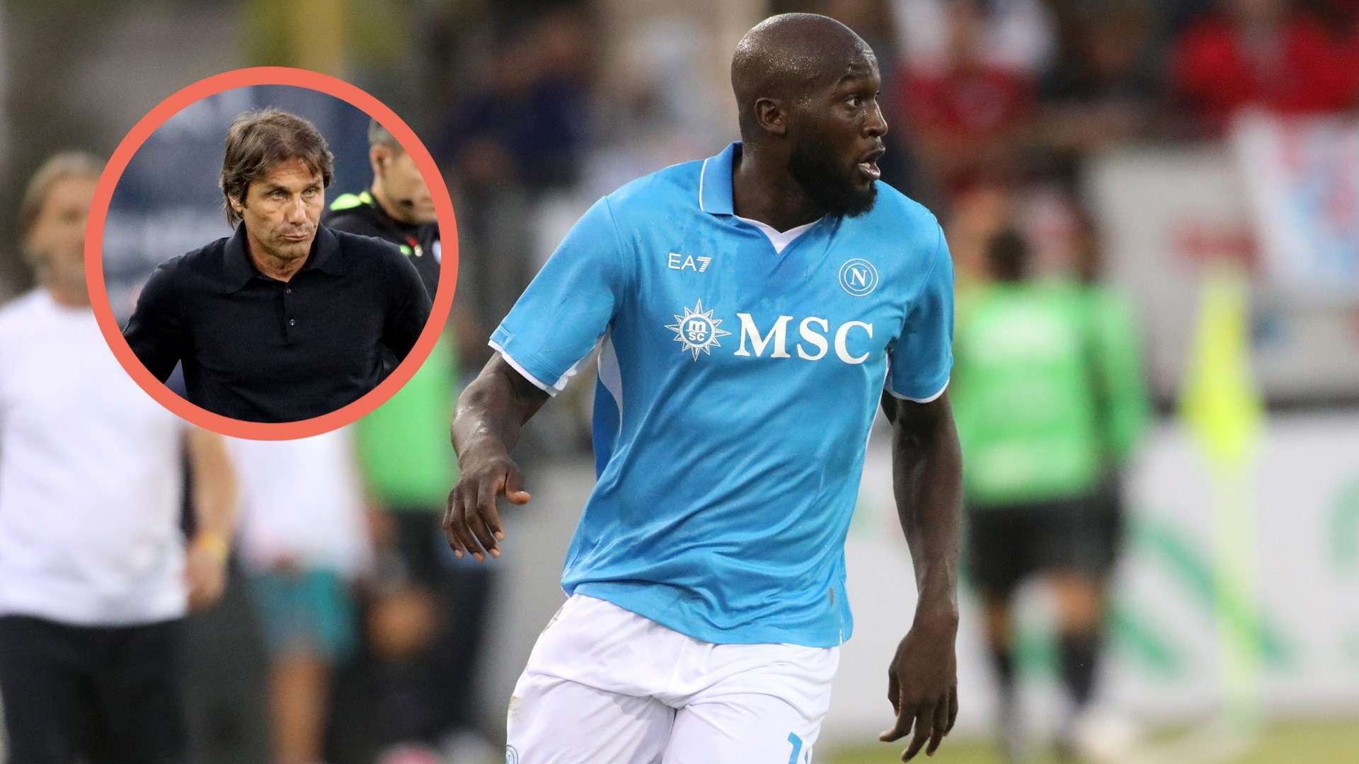 Antonio Conte Romelu Lukaku Napoli