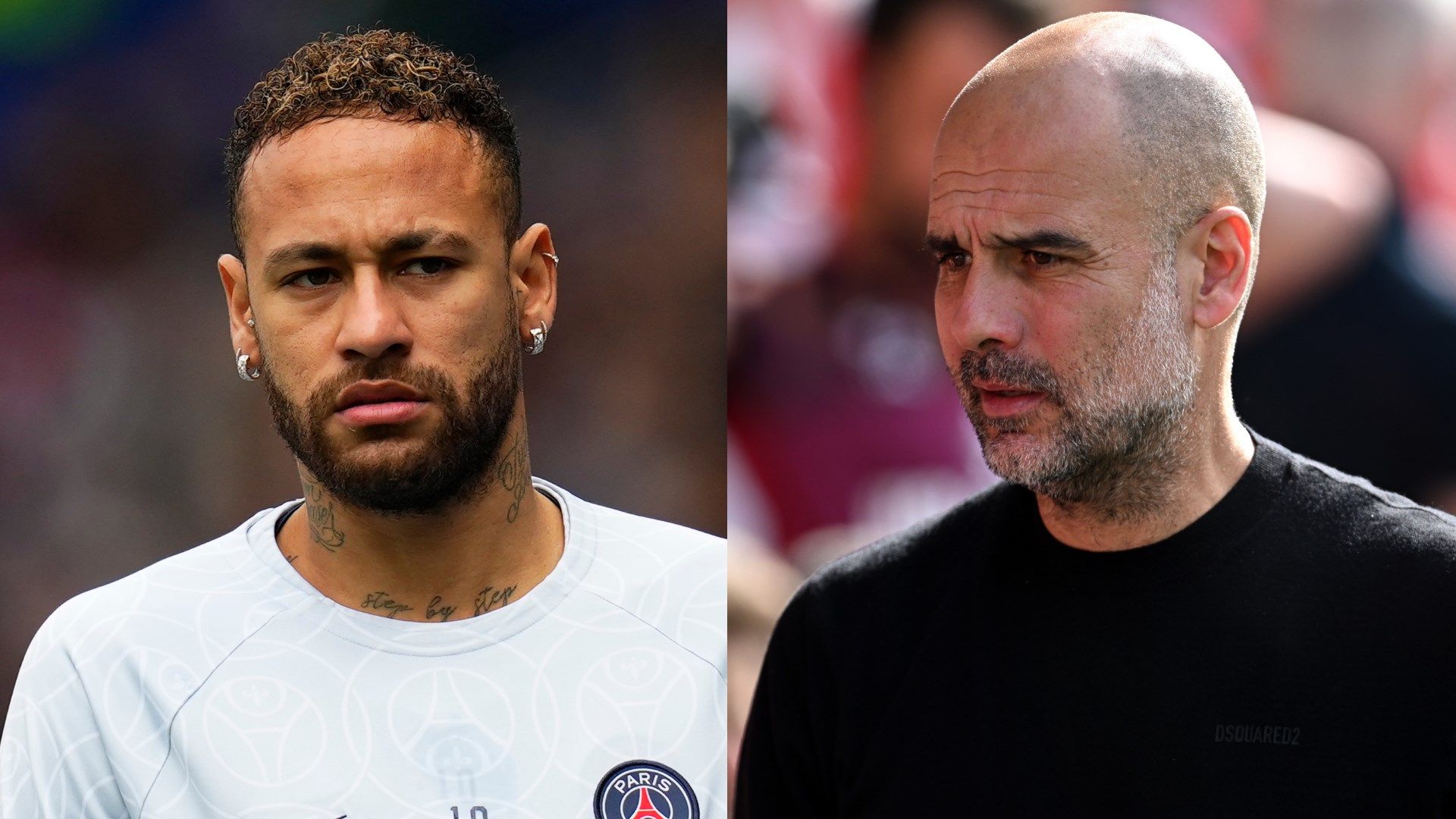 Neymar Pep Guardiola split