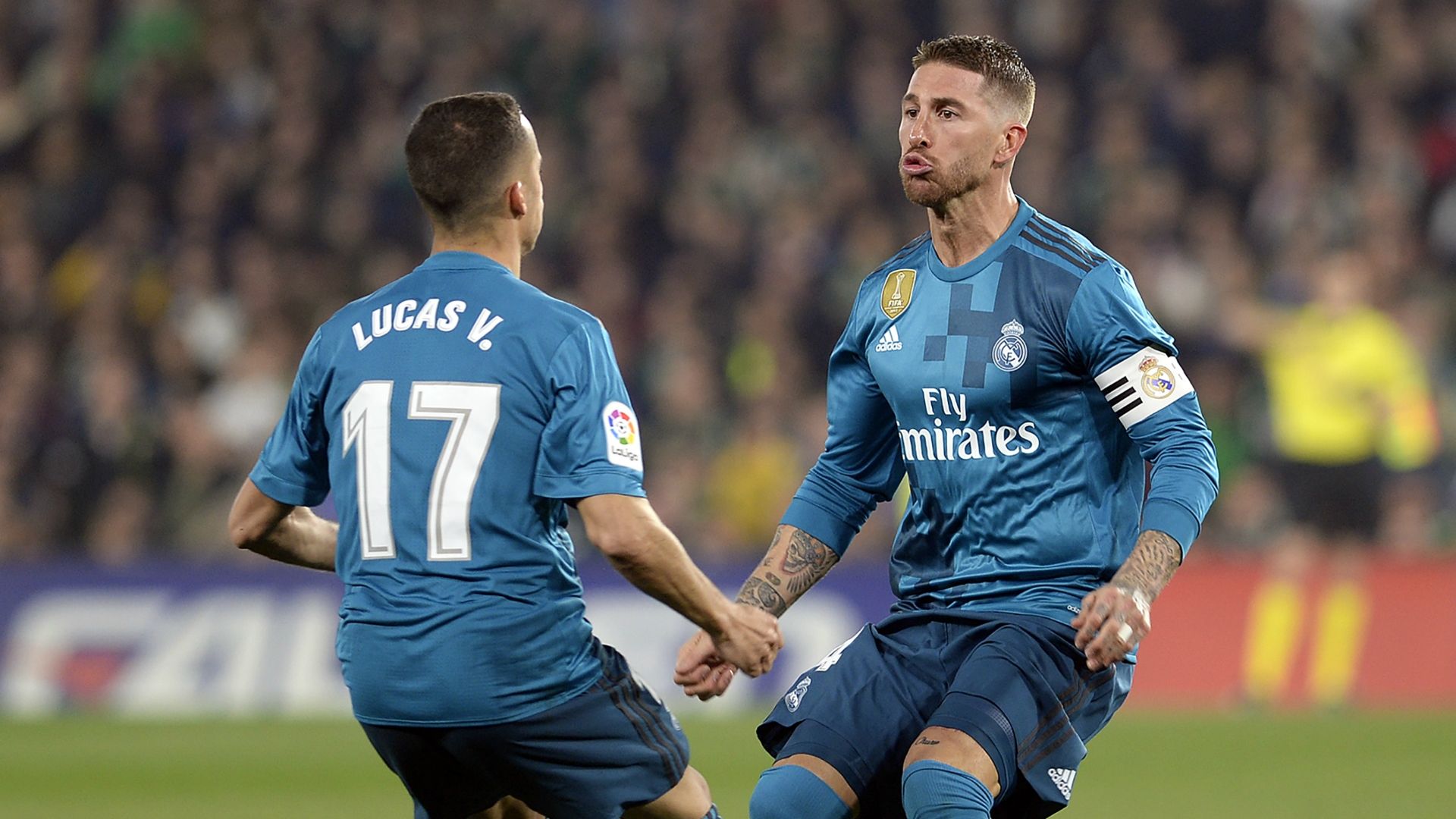 Sergio Ramos Lucas Vazquez Real Madrid Betis