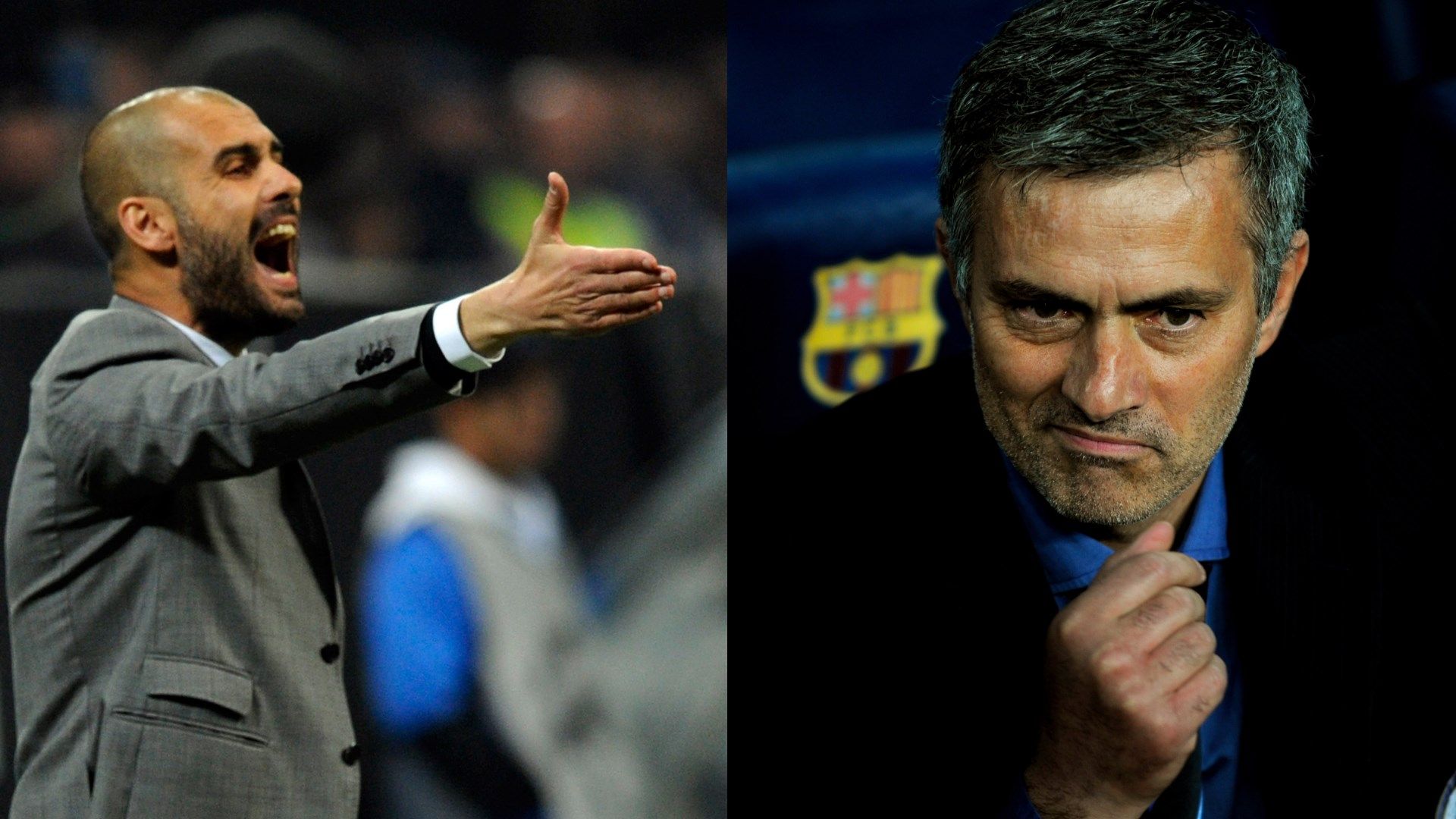 Guardiola Mourinho Barca Inter