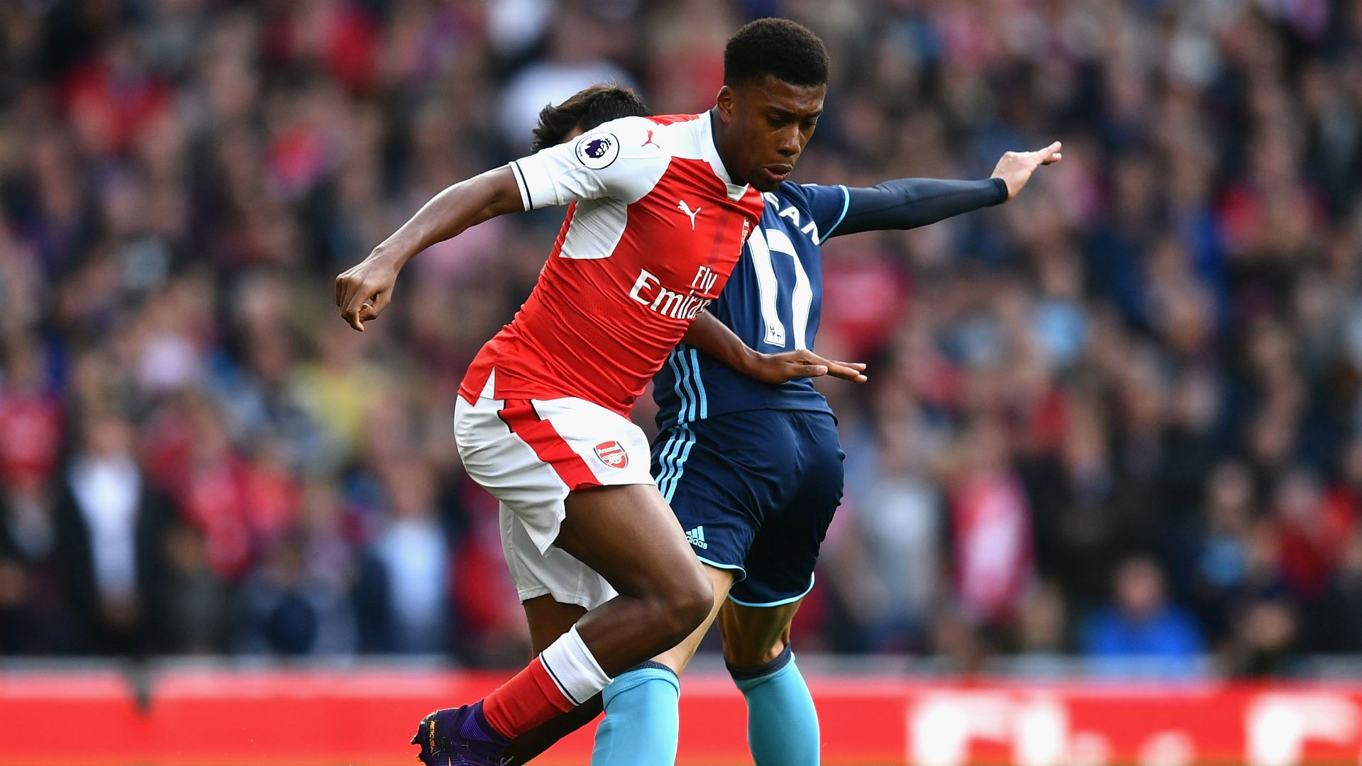 Alex Iwobi Premier League Arsenal v Middlesbrough 231016