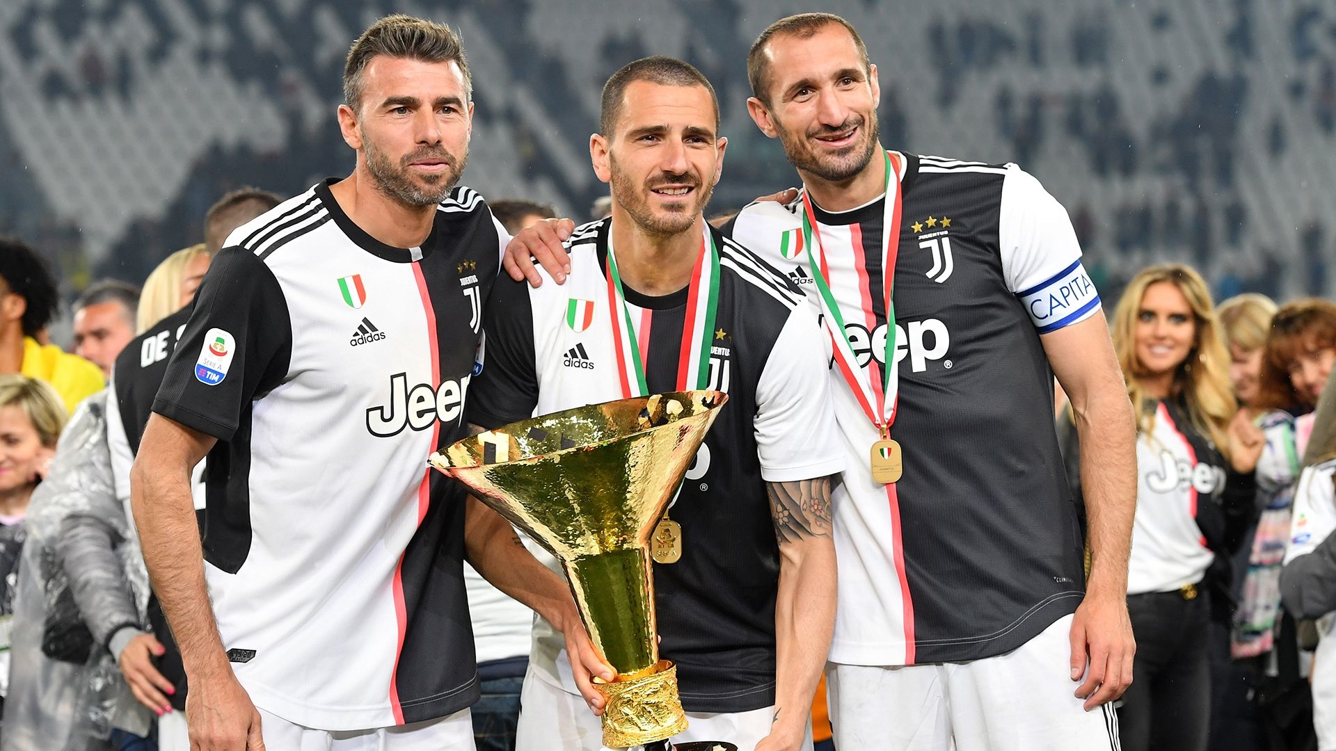 Andrea Barzagli Leonardo Bonucci Giorgio Chiellini Juventus