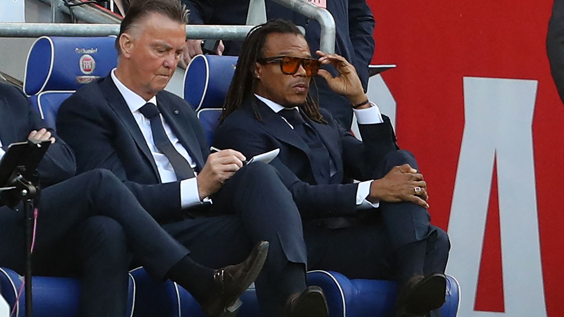 Edgar Davids & Louis Van Gaal