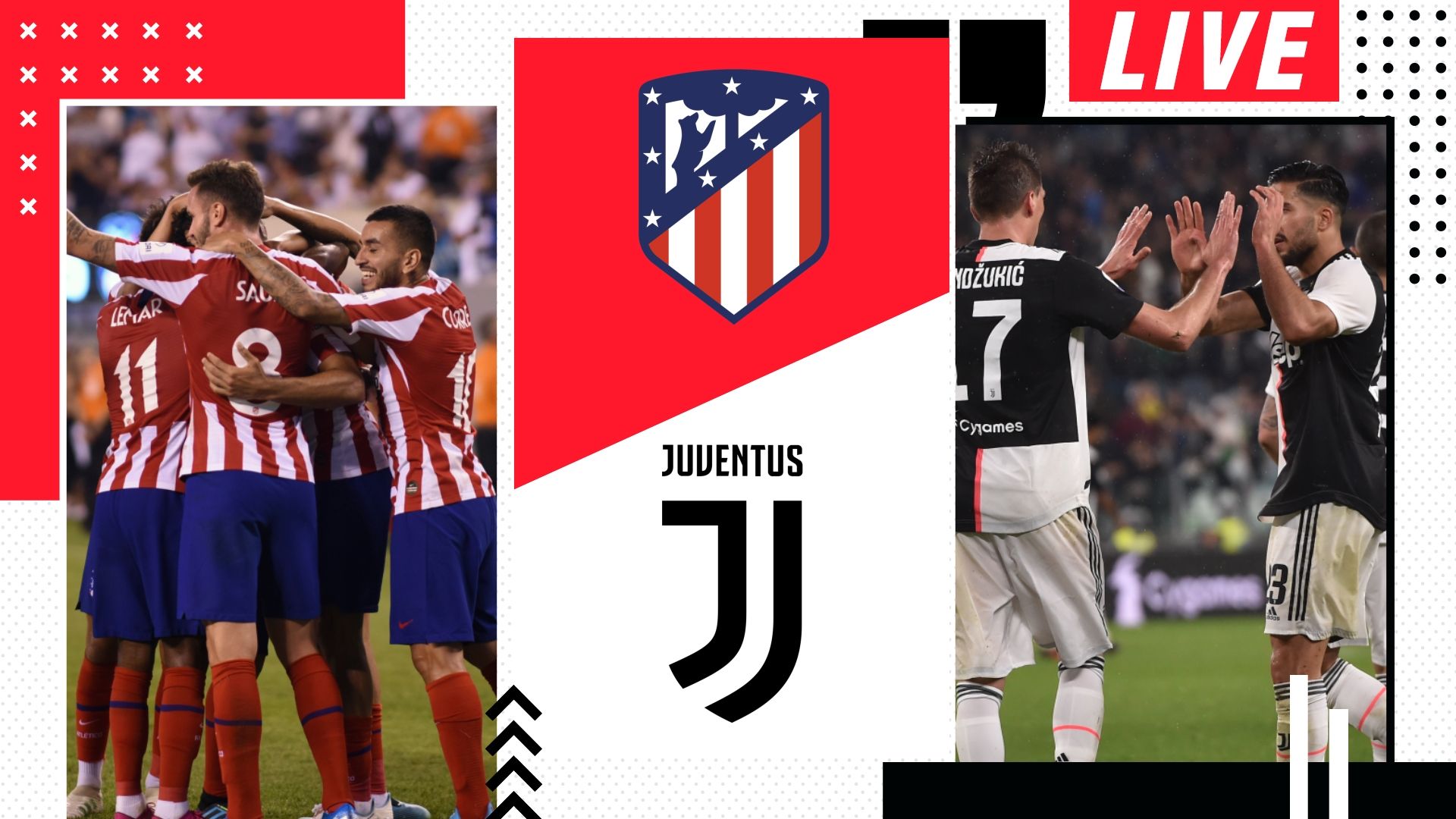 Diretta Atletico Madrid-Juventus