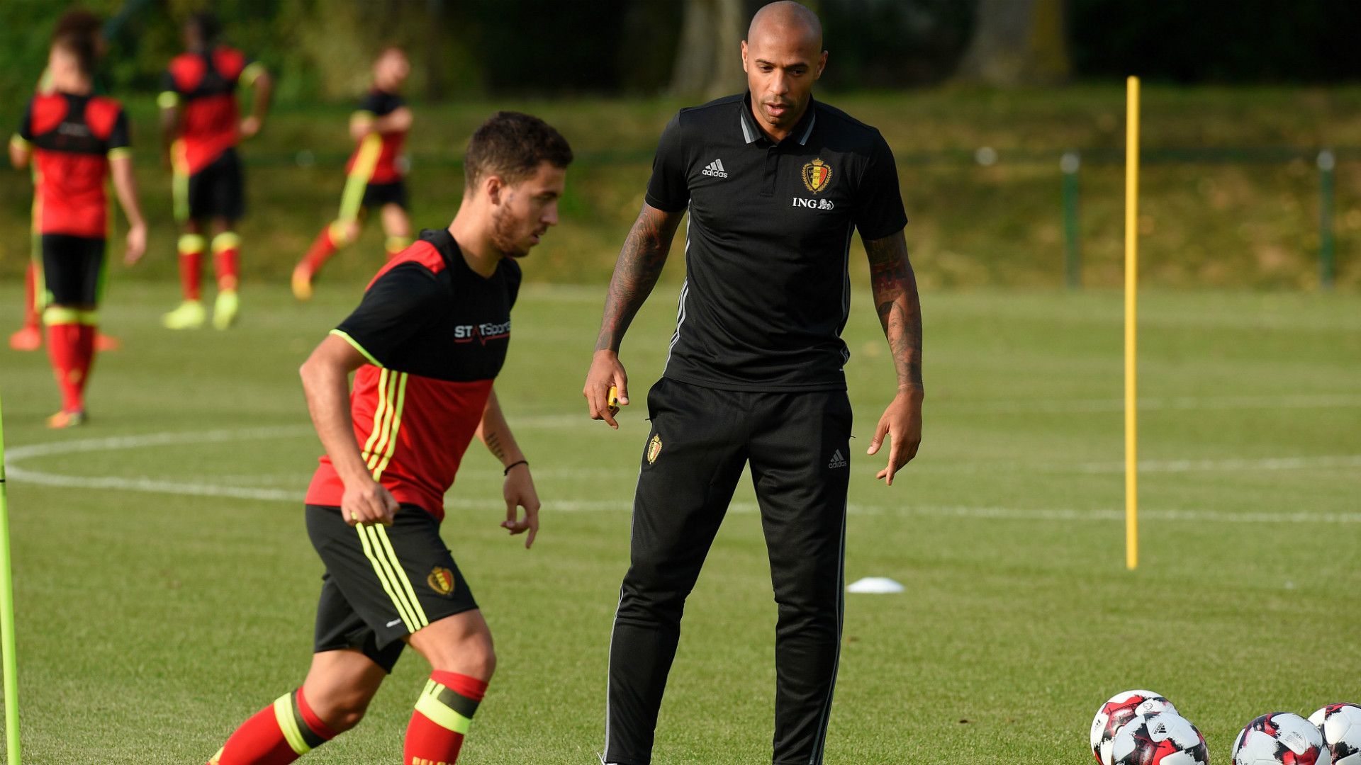Thierry Henry Eden Hazard Belgium