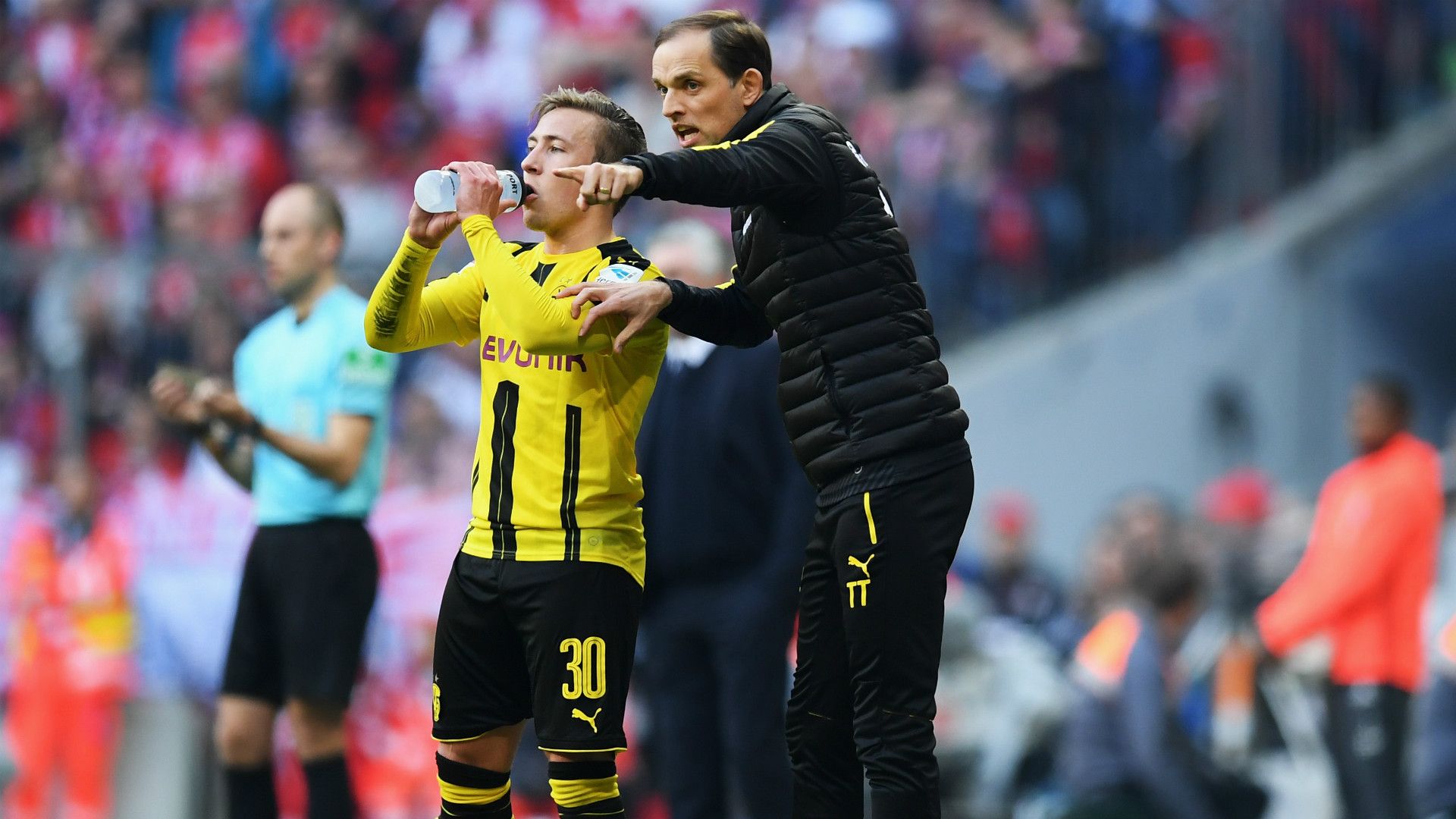 Felix Passlack Thomas Tuchel Borussia Dortmund 2017