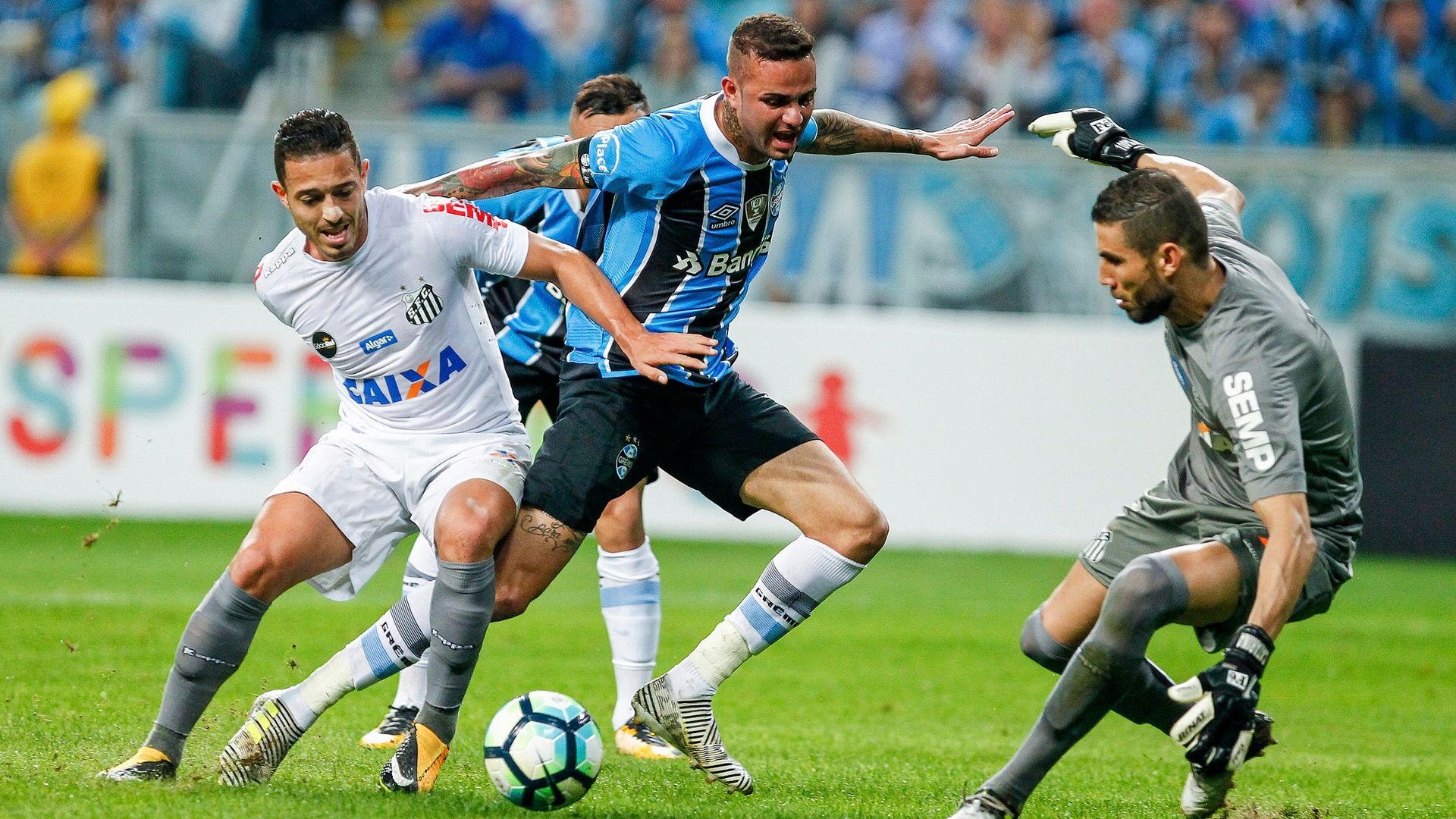 Luan Grêmio x Santos 31 07 17