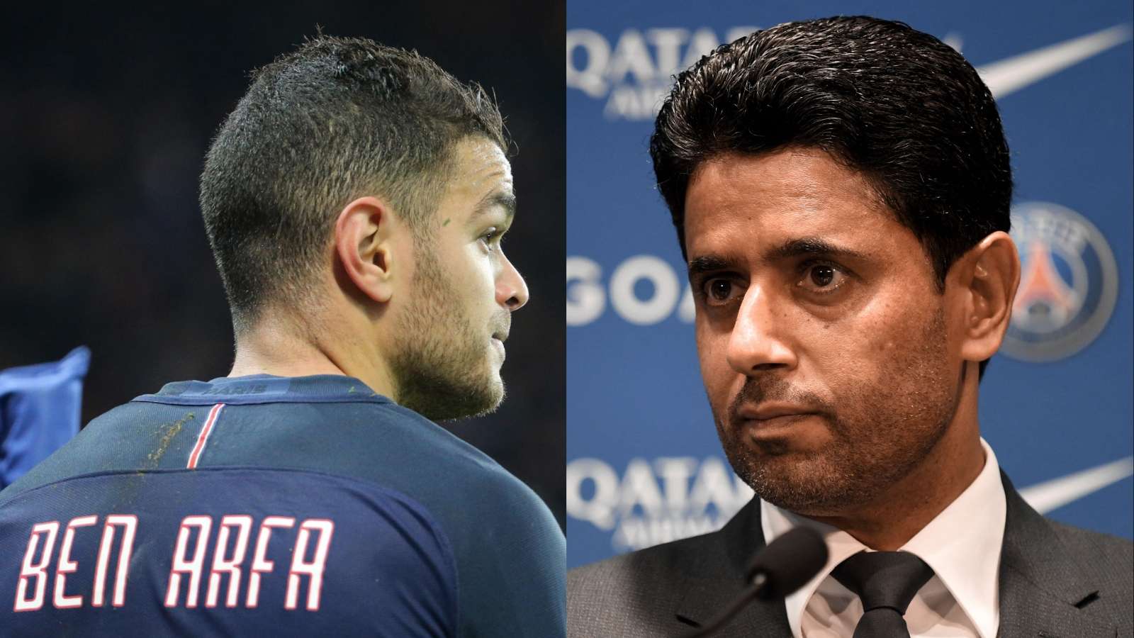 Ben Arfa Al-Khelaifi split