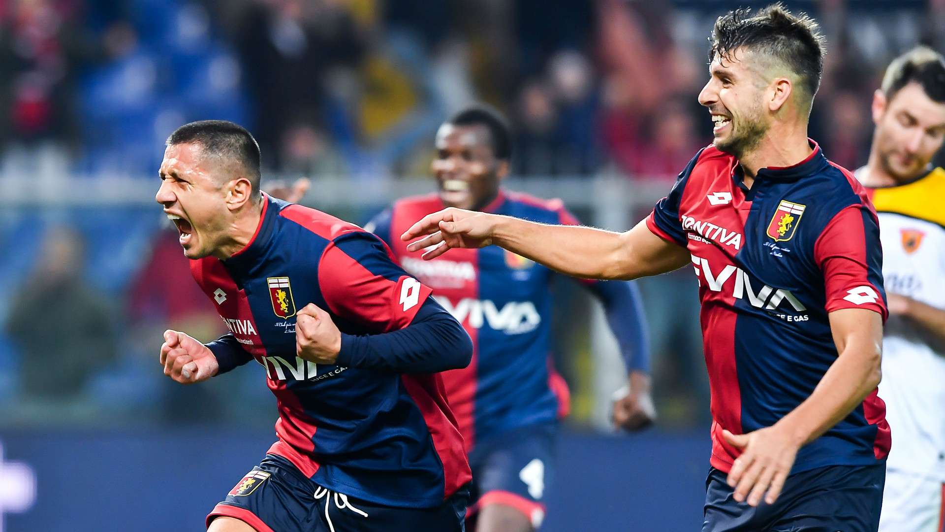 Lapadula celeb Genoa Benevento