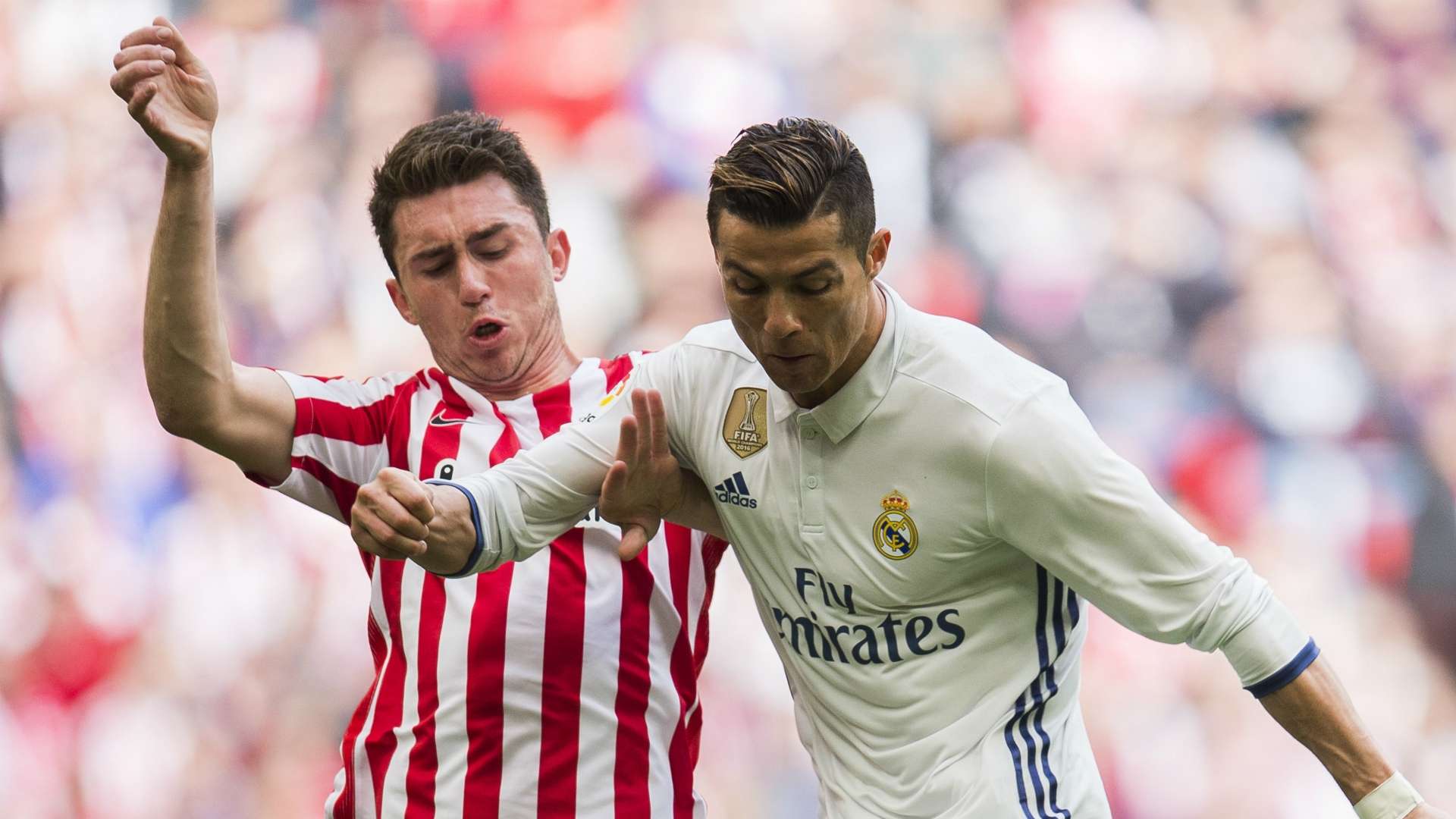 Aymeric Laporte Cristiano Ronaldo Athletic Bilbao Real Madrid La Liga