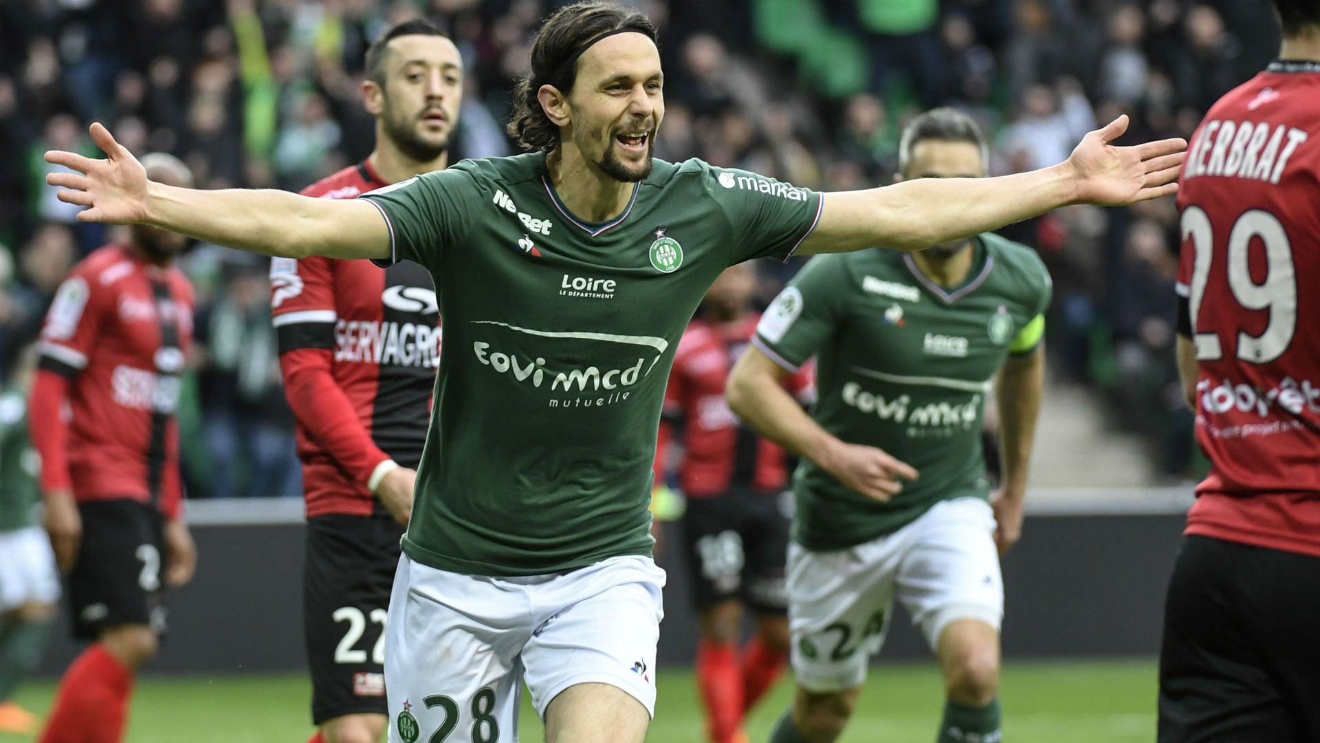Neven Subotic Saint-Etienne Guingamp Ligue 1 18032018