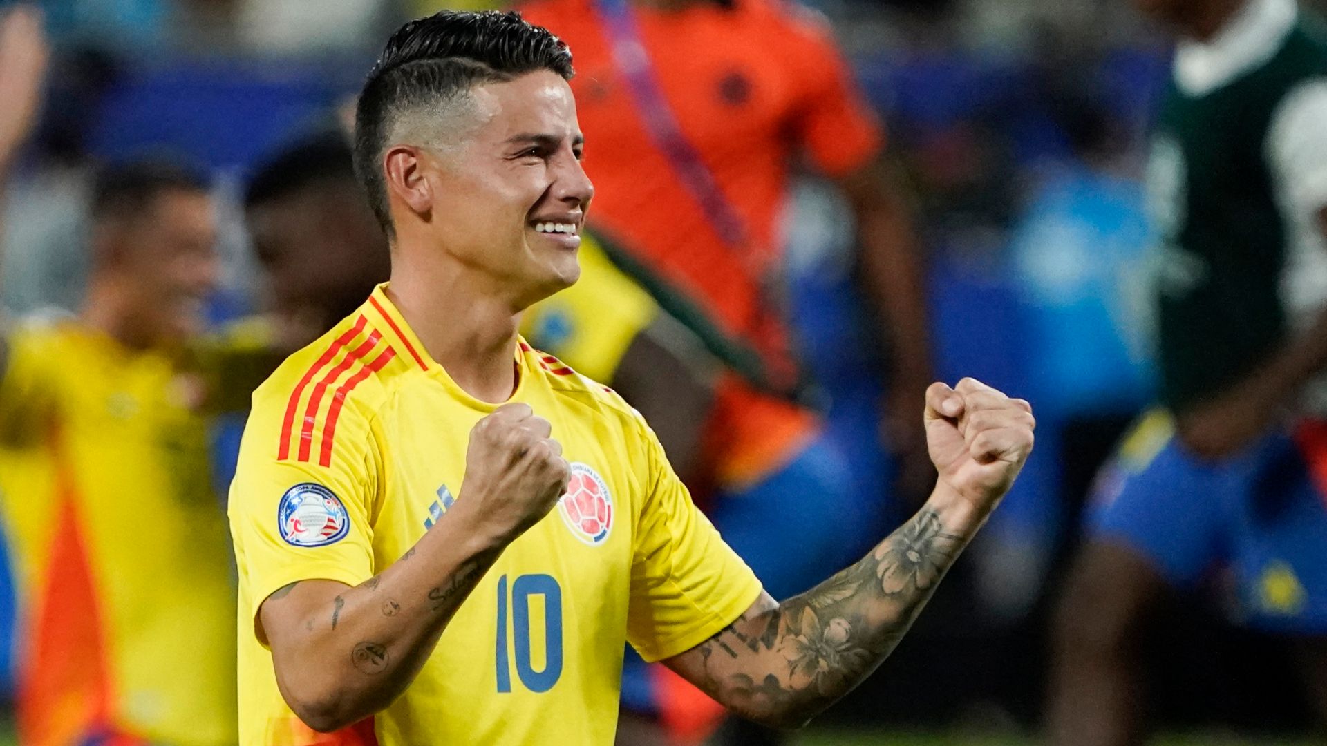 James Rodriguez gives emotional speech after breaking Lionel Messi record as Colombia set up Copa America final against Argentina | Goal.com South Africa