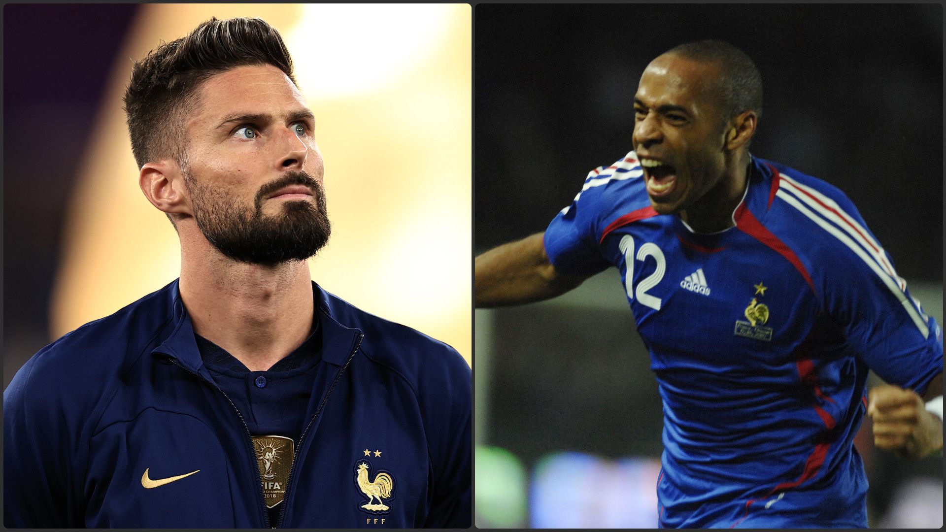 Olivier Giroud Thierry Henry France