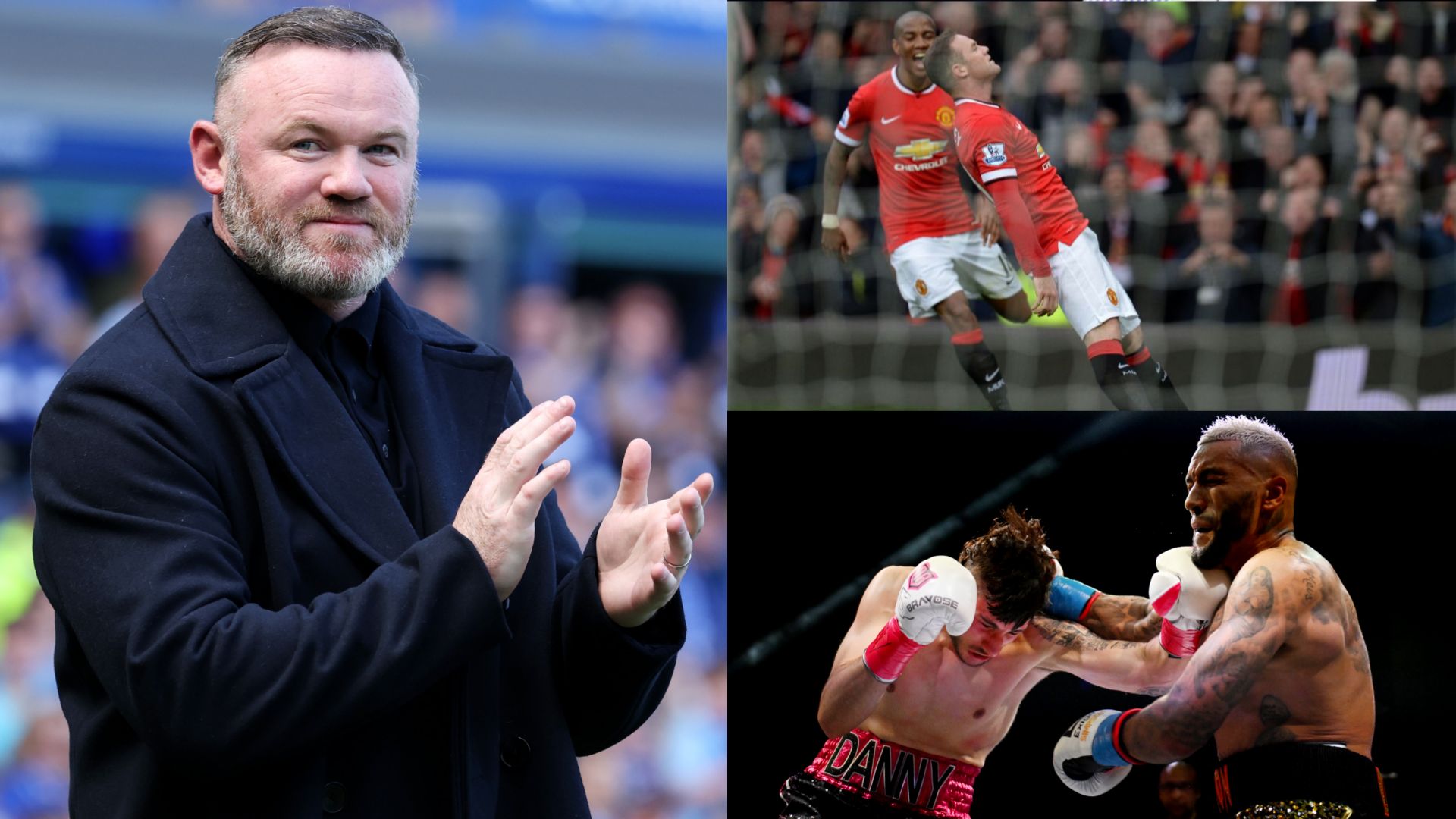 Wayne Rooney boxing Danny Simpson