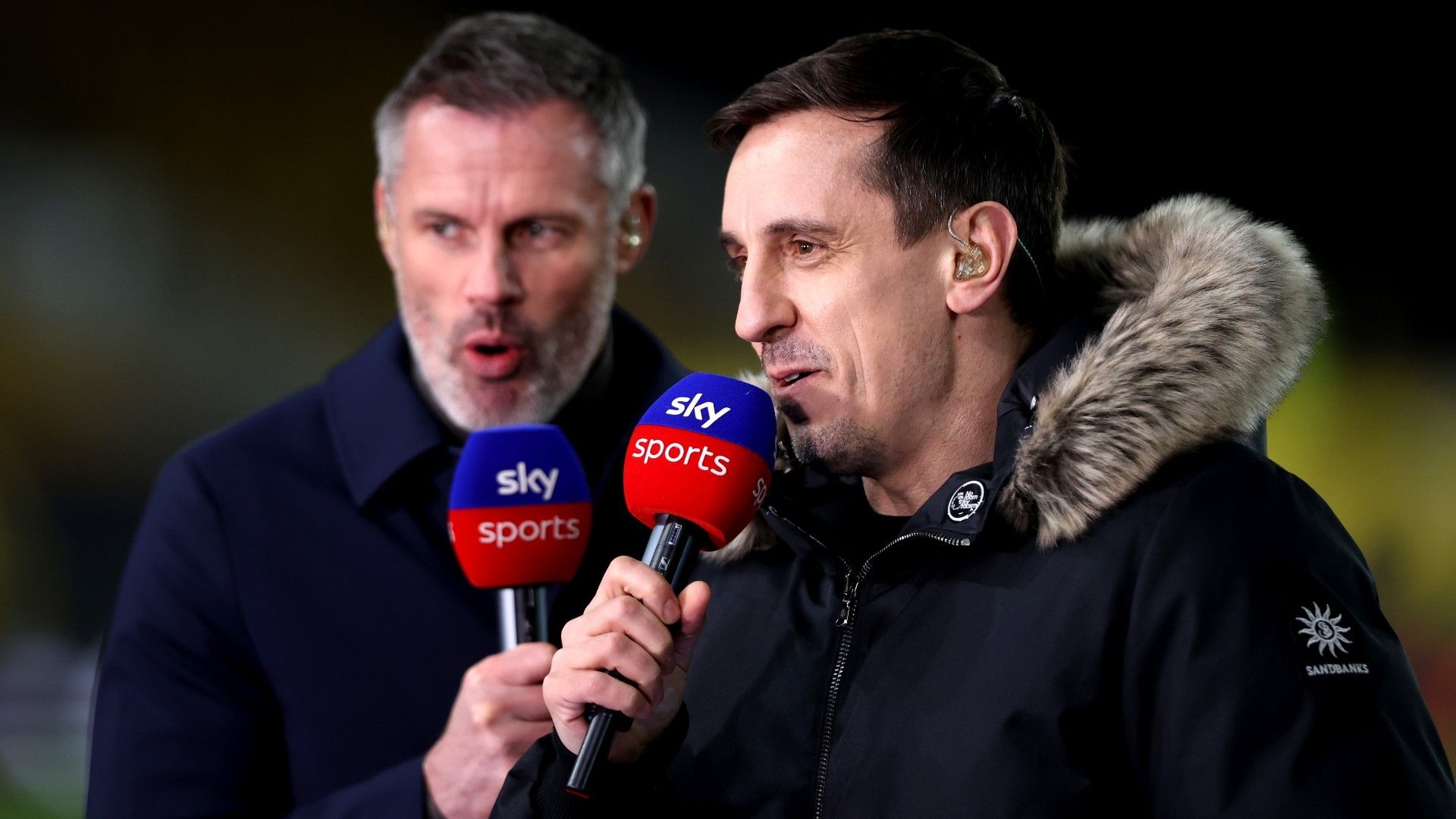 Jamie Carragher Gary Neville 2022
