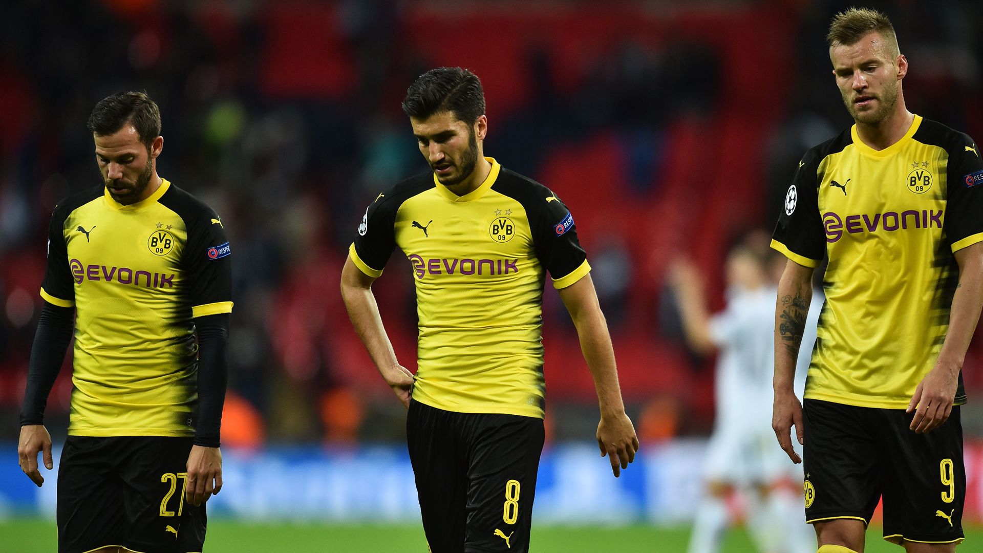 Nuri Sahin, Tottenham - Dortmund, Champions League, 09132017