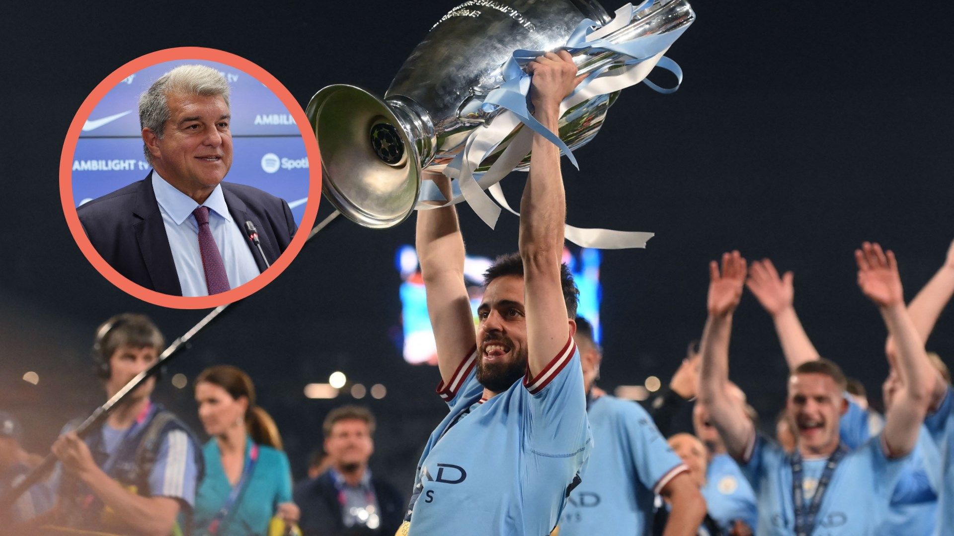 Bernardo Silva, Joan Laporta GFX