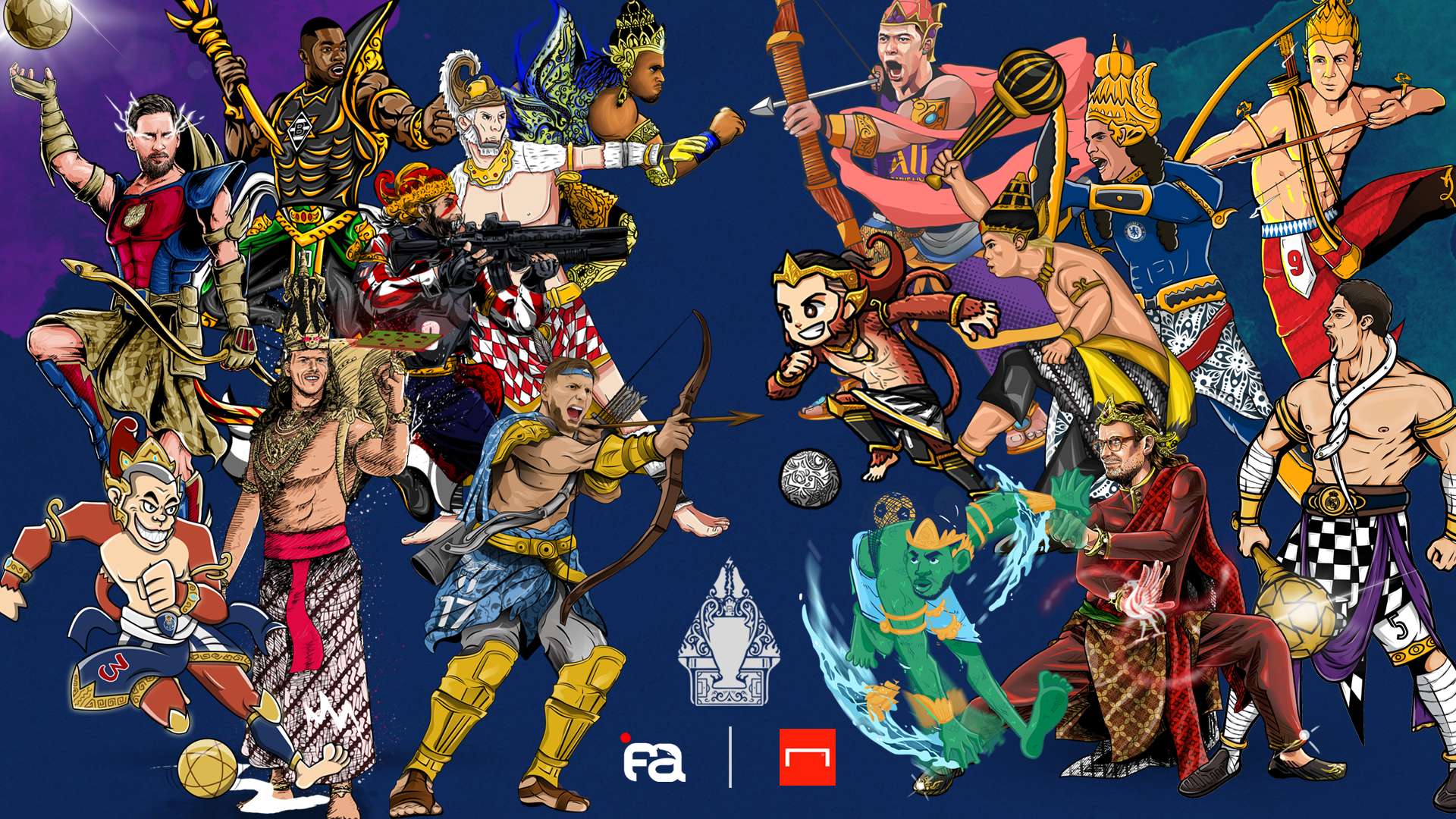 Cover Kartun Goal x IFA Wayang UCL