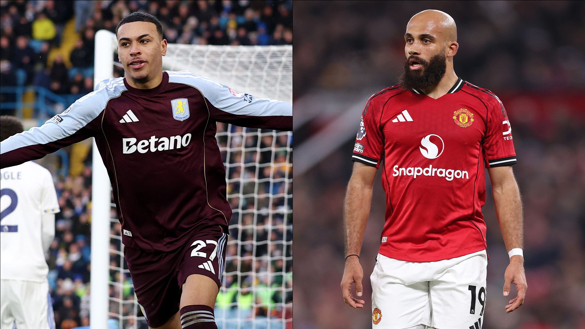 Morgan Rogers Aston Villa Bryan Mbeumo Man Utd