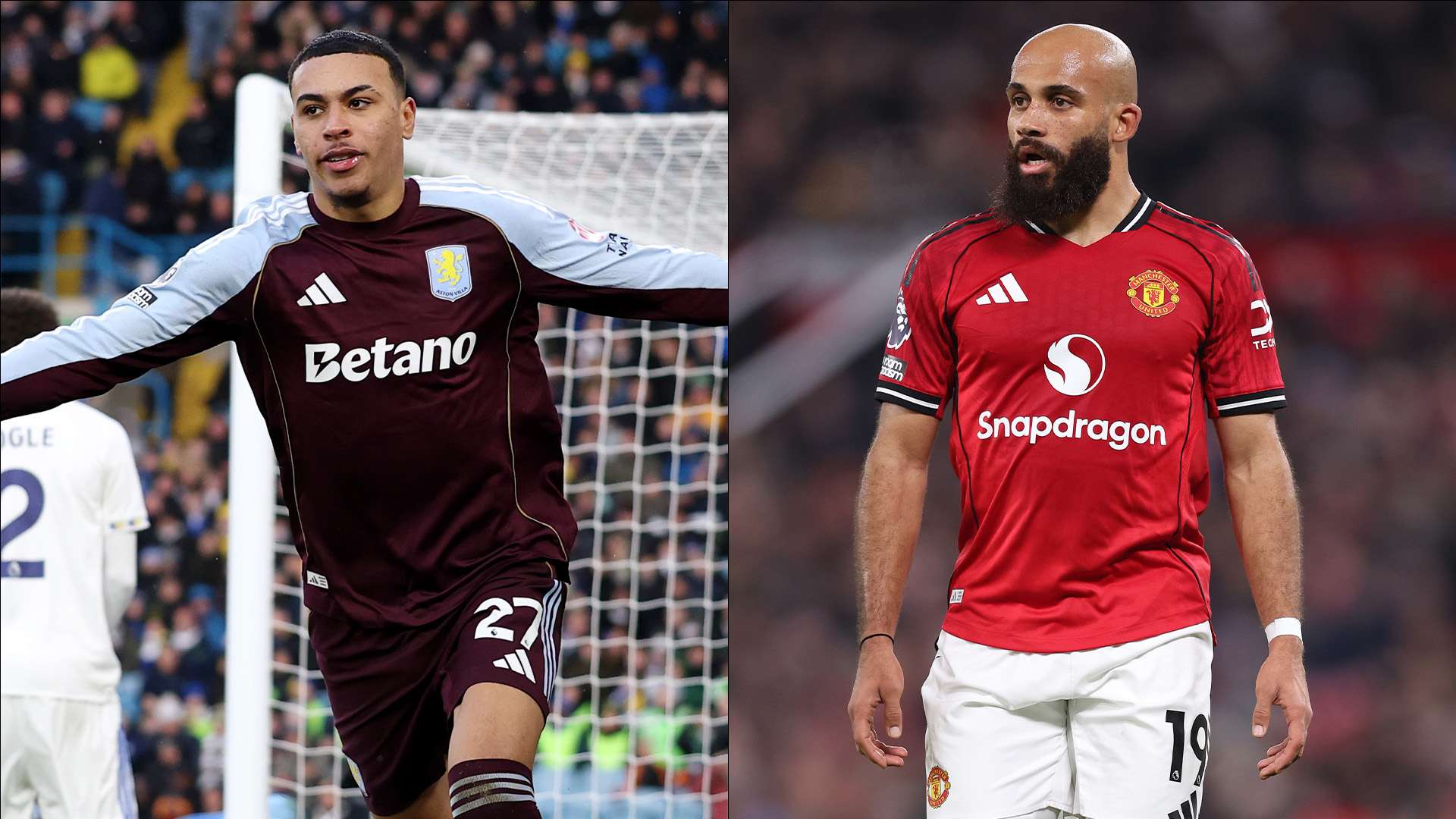 Morgan Rogers Aston Villa Bryan Mbeumo Man Utd