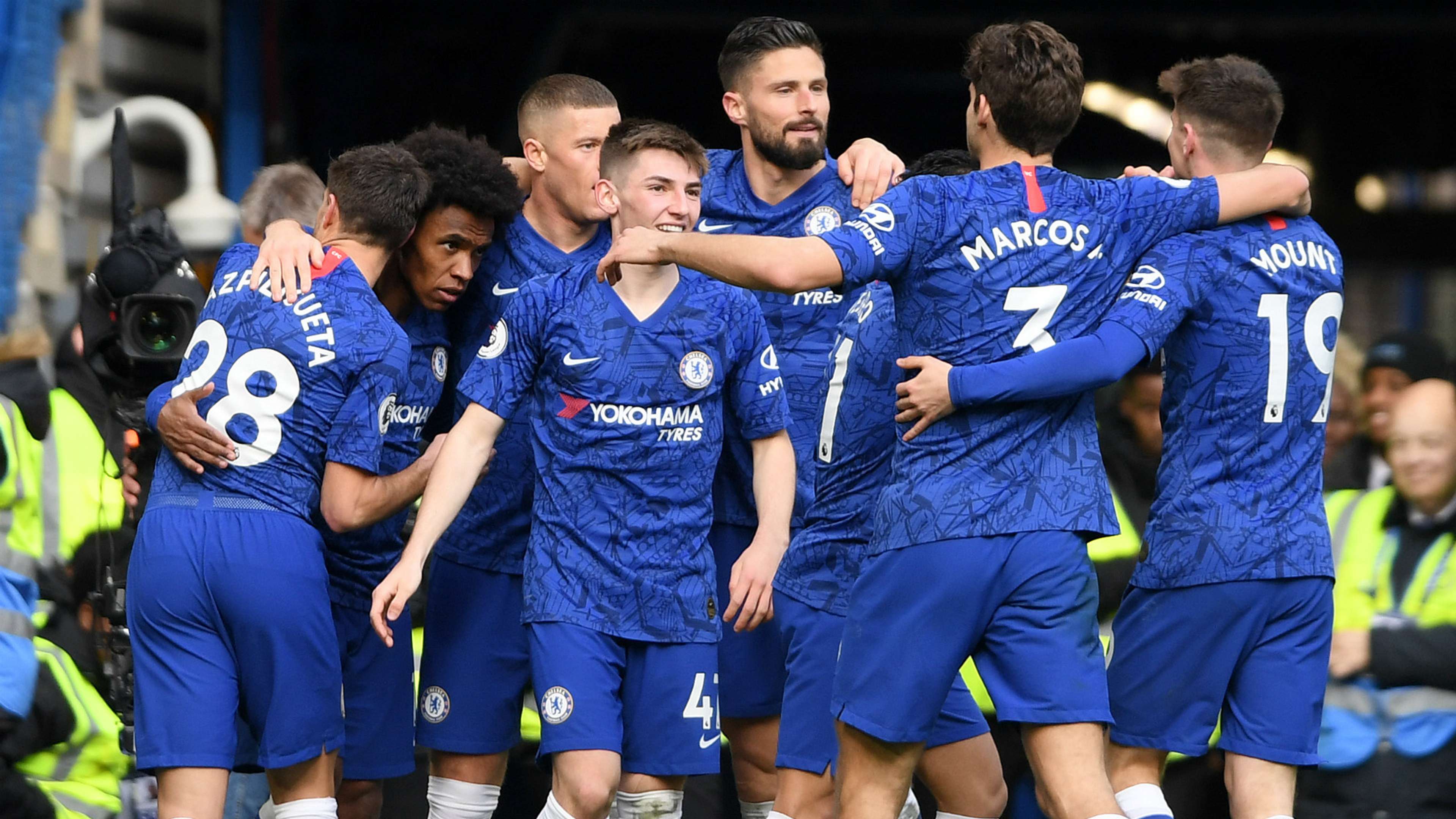 Chelsea celebrate 2019-20