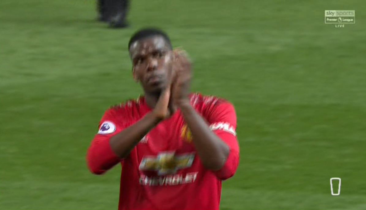 Manchester United 0-2 Manchester City Premier League Paul Pogba
