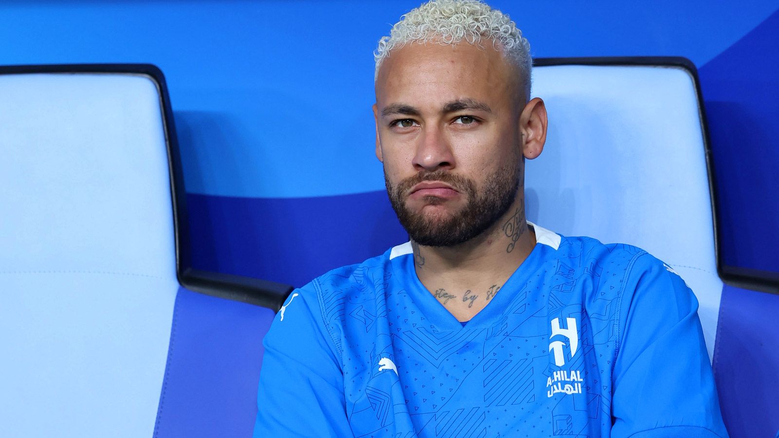 Neymar Bench Al-Hilal 2024