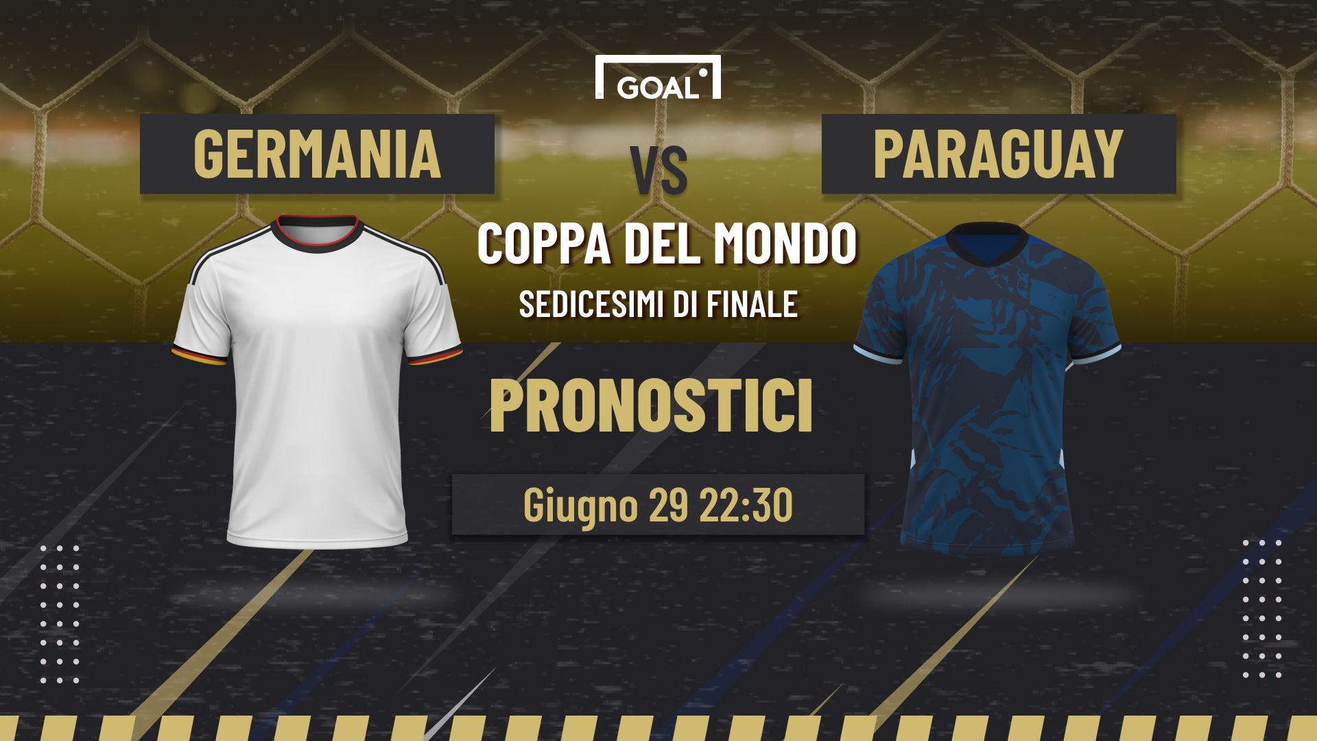 Pronostici Germania - Paraguay