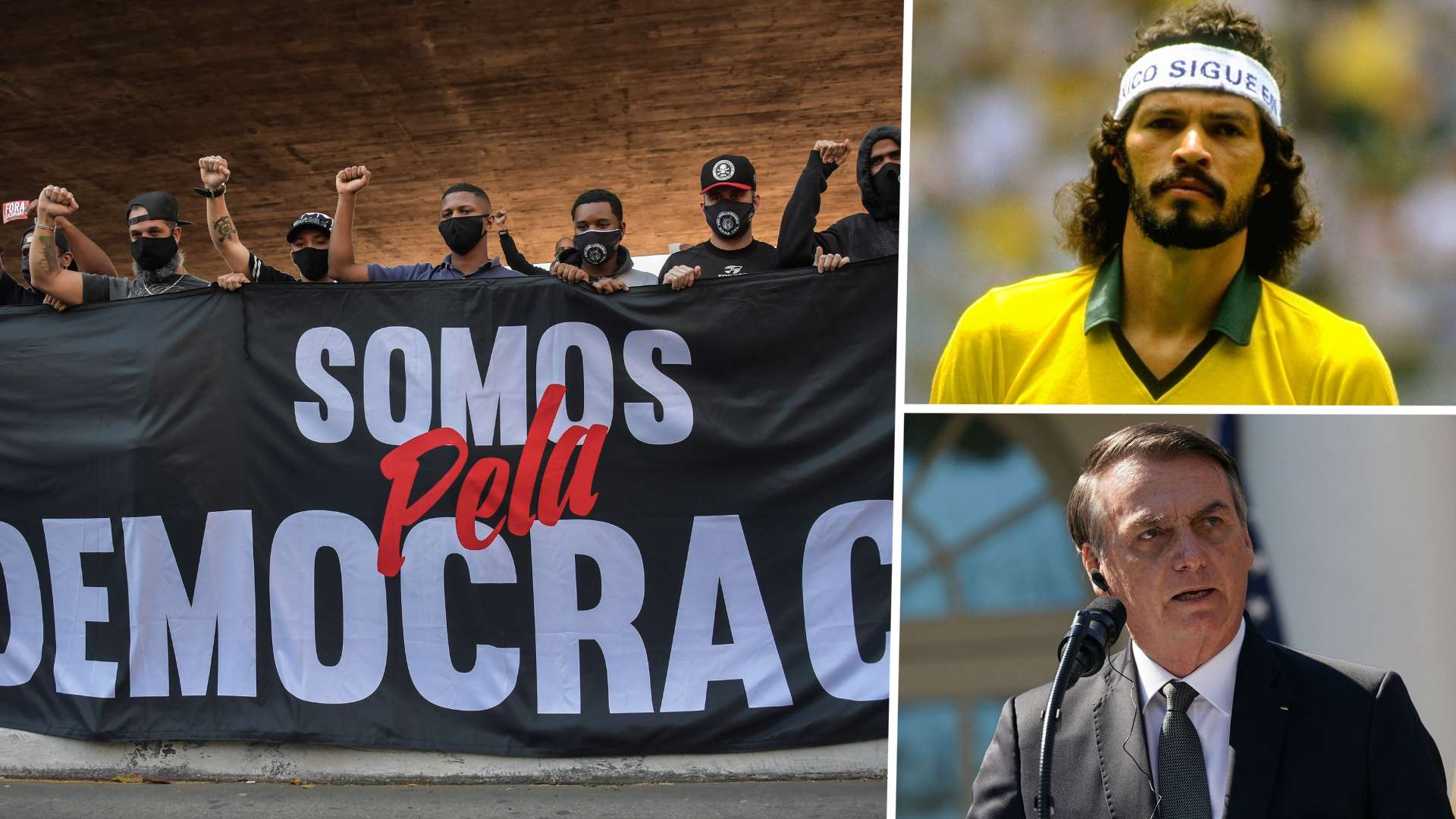 Corinthians Socrates Bolsonaro GFX