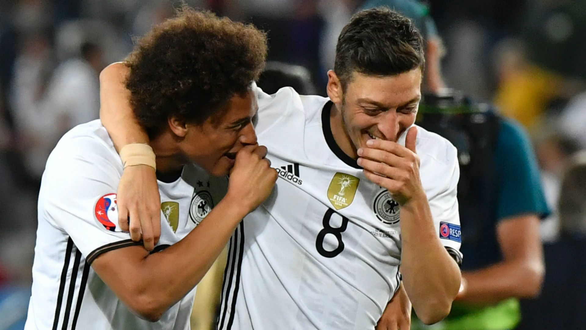 Leroy Sane Mesut Ozil Germany