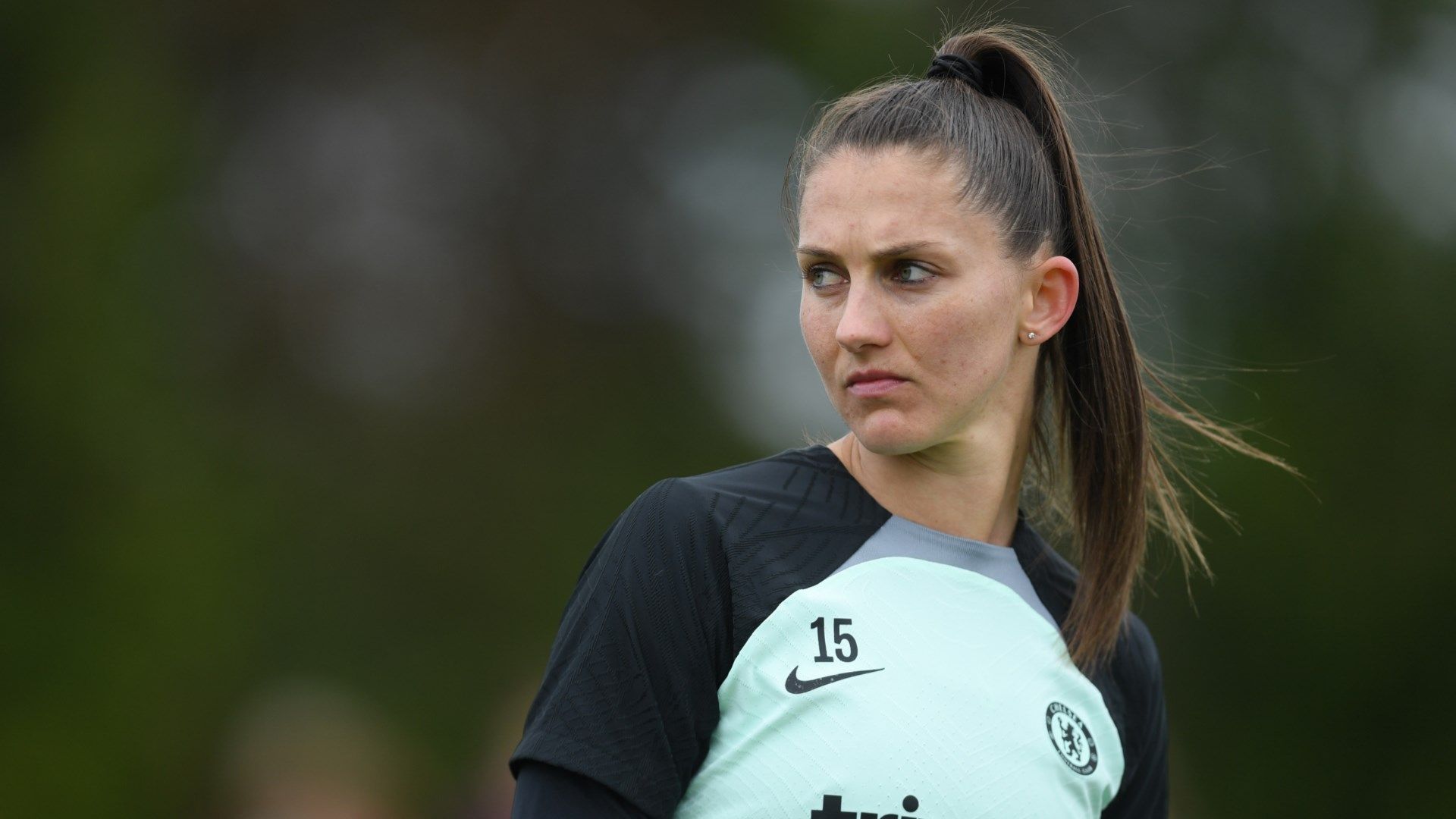 Eve Perisset Chelsea training