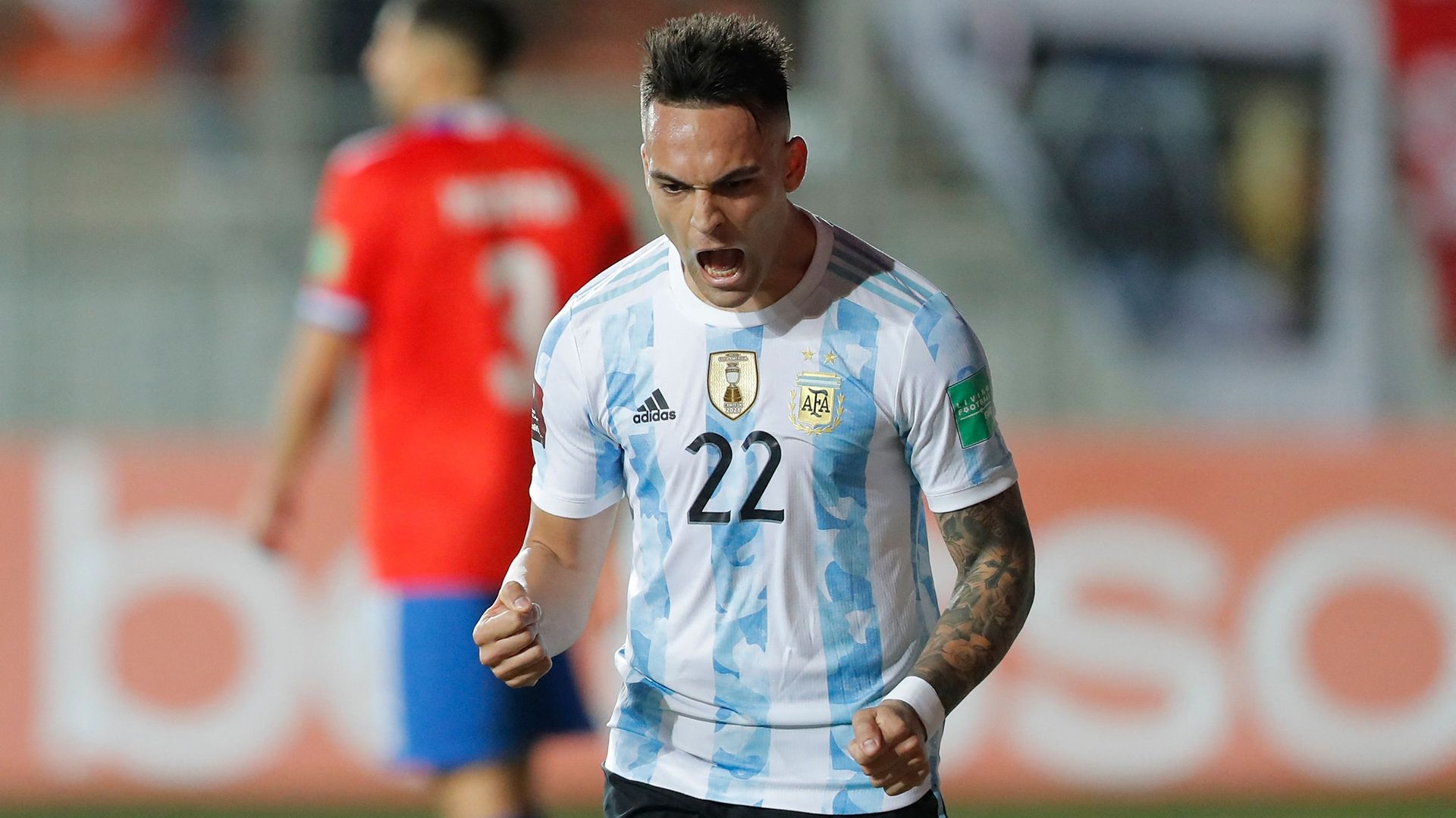 Lautaro Martinez Argentina Chile Eliminatorias Sudamericanas 27012022