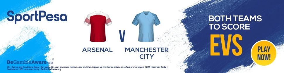 SportPesa Arsenal Manchester City offer