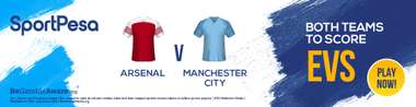 SportPesa Arsenal Manchester City offer