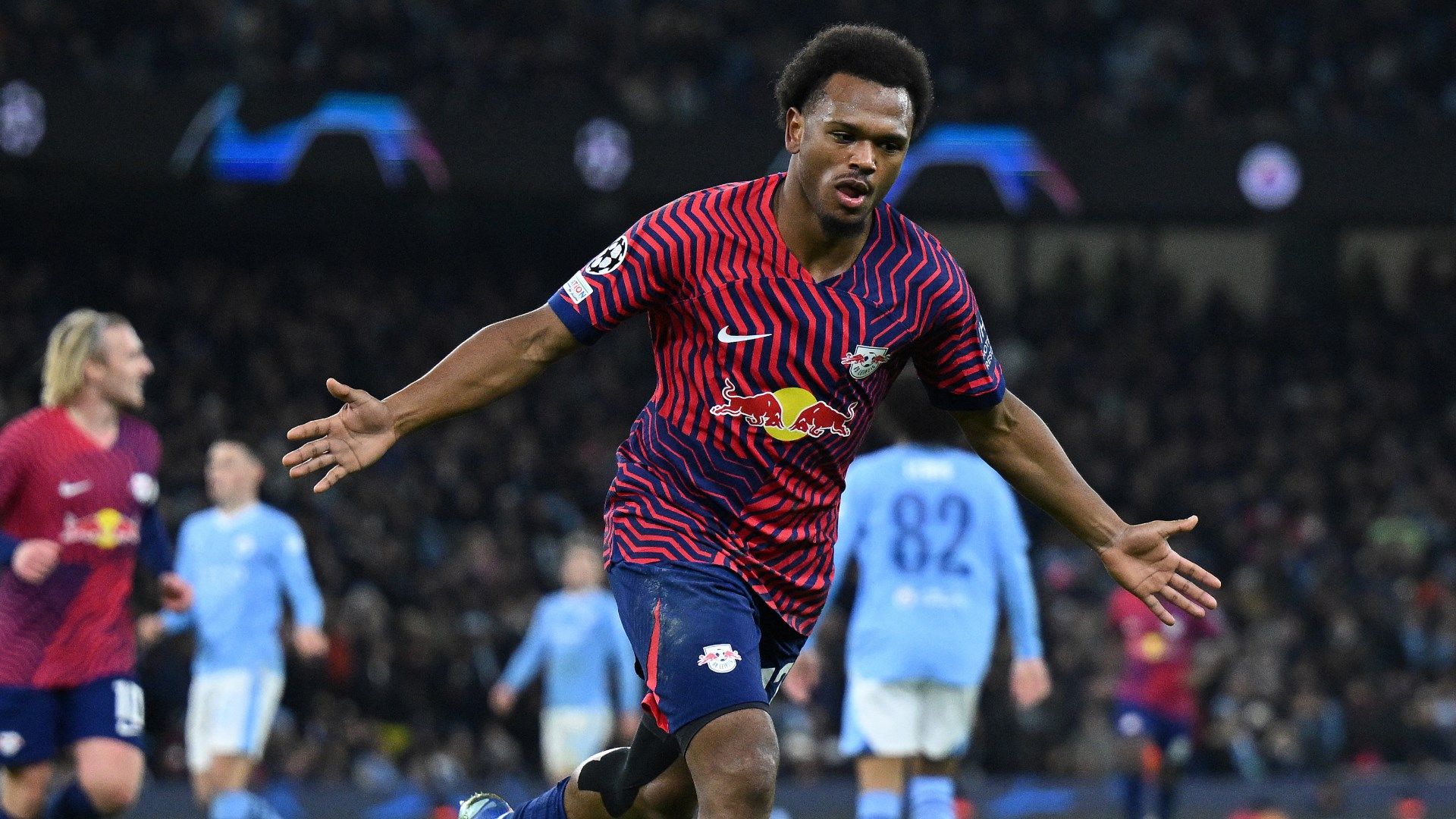Lois Openda RB Leipzig Manchester City 2023-24 Champions League