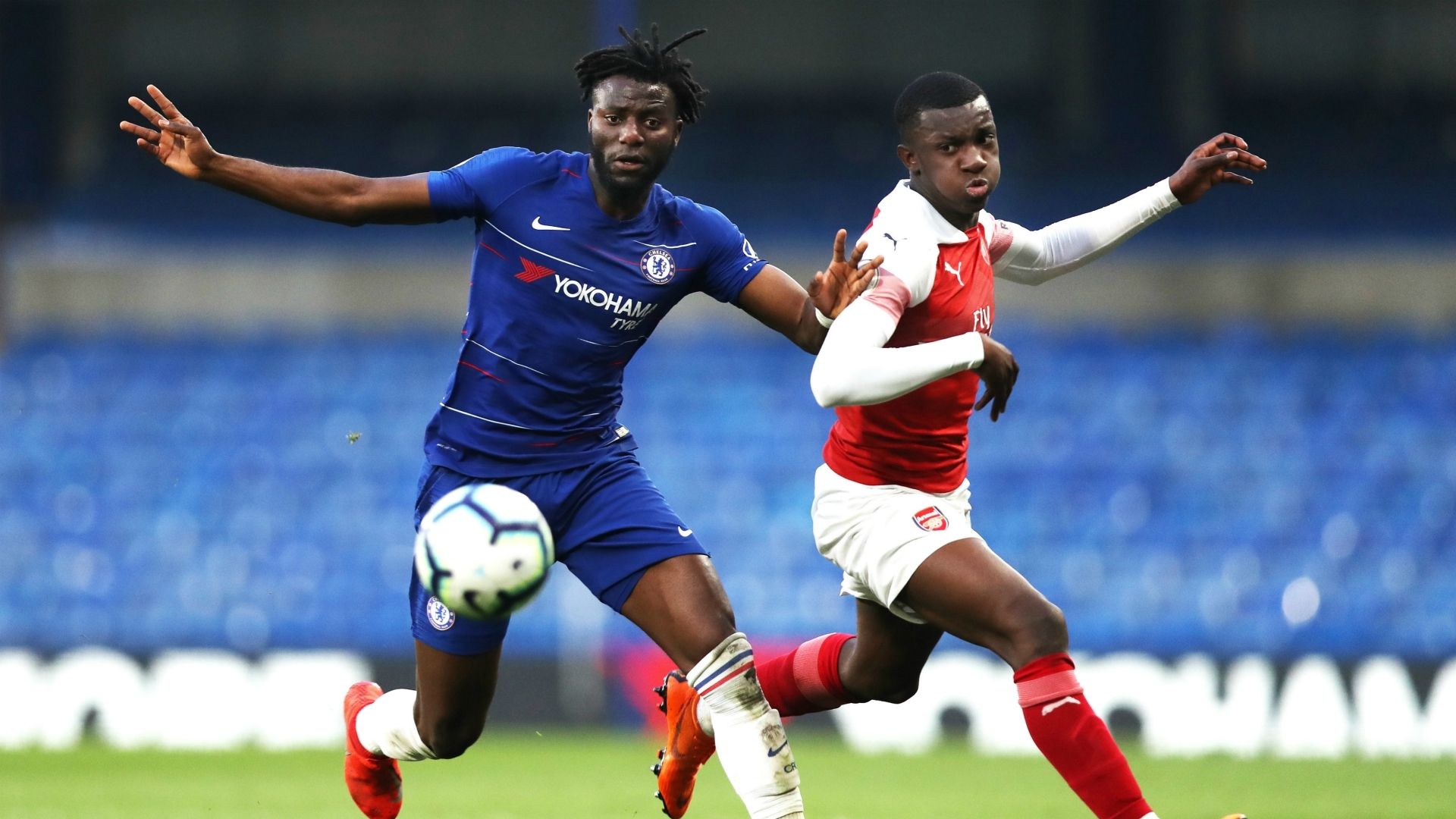 Joseph Colley Eddie Nketiah Chelsea Arsenal Premier League 2 04152019